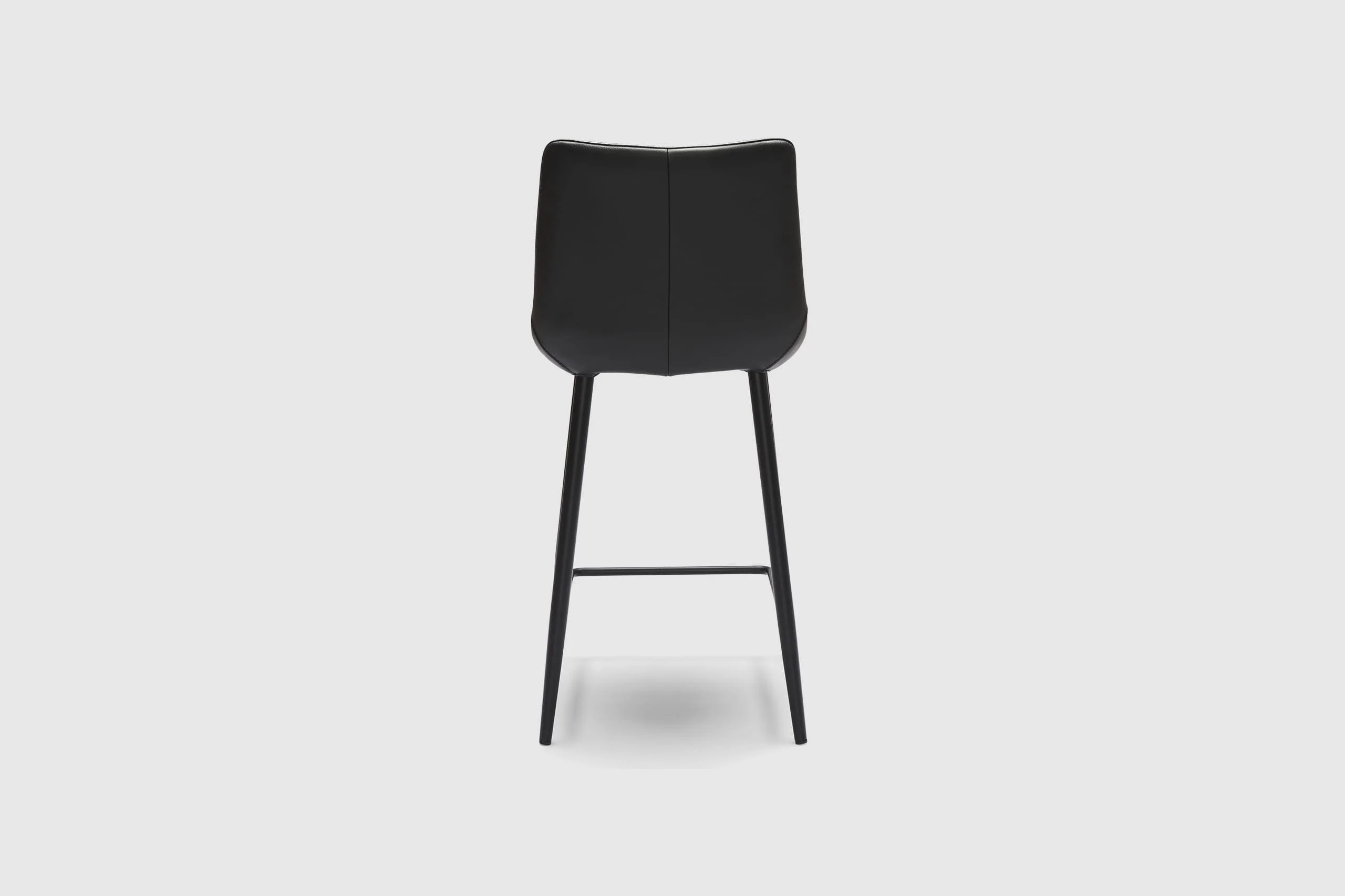 Laguna Bar Stool - Black Leather - Image 5
