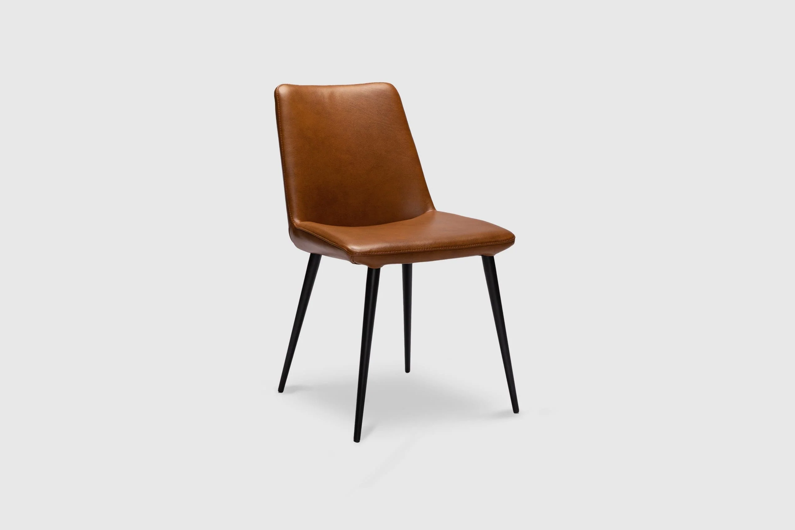 Laguna Dining Chair - Vintage Tan Leather - Image 3