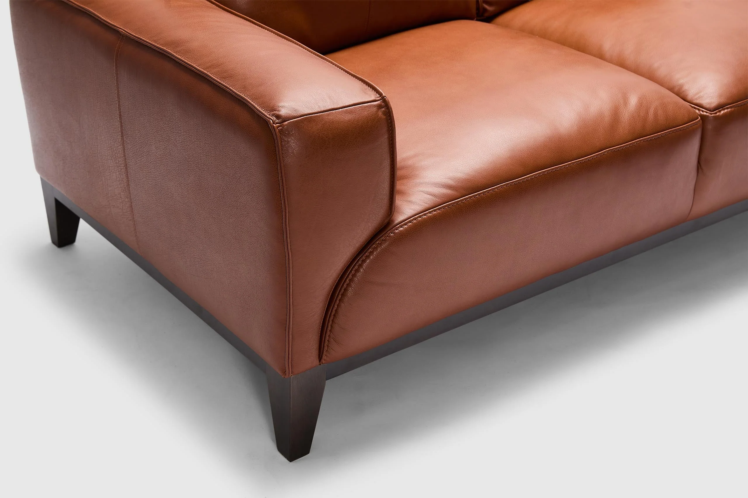 Lincoln 3 Seater Vintage Leather - Image 8