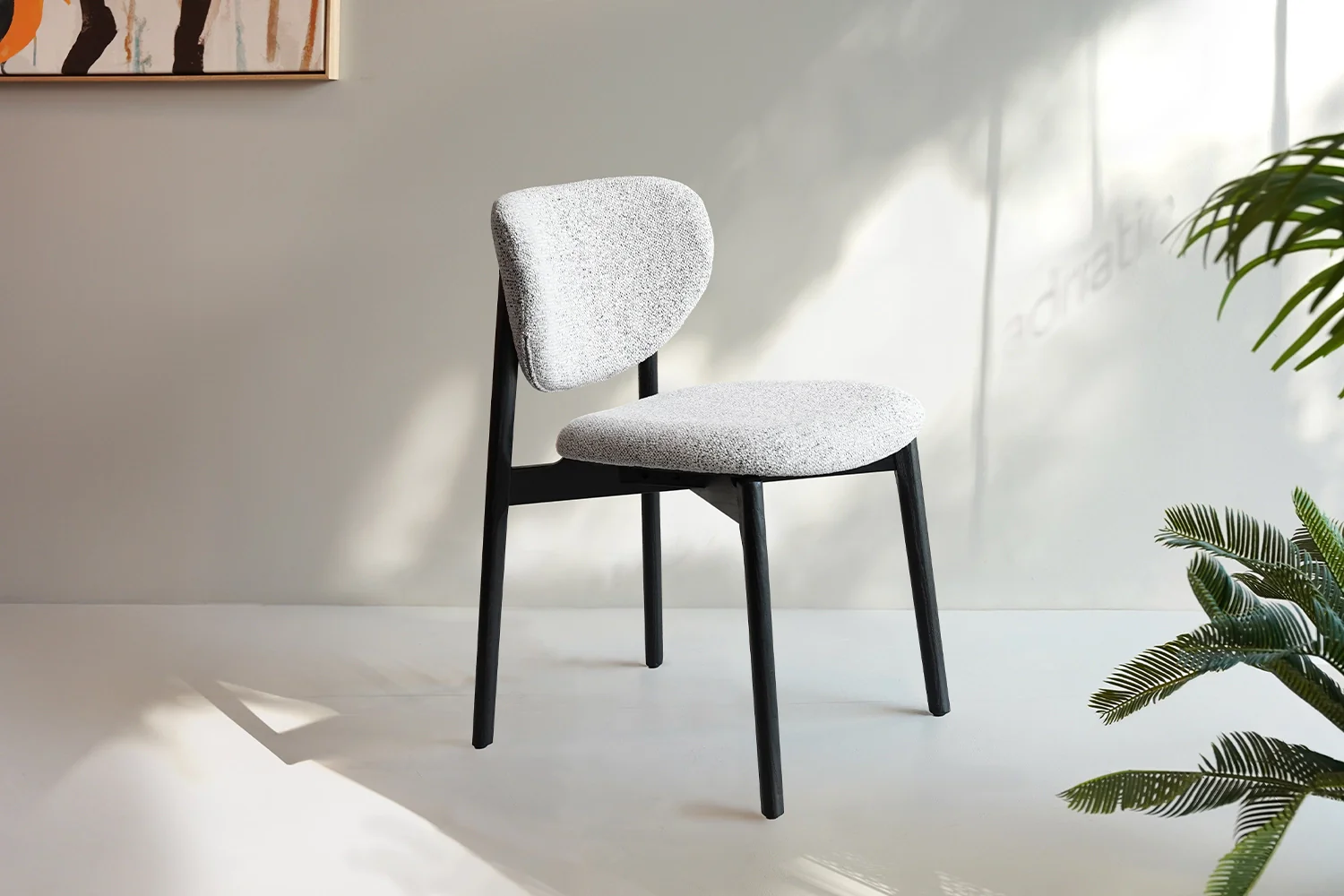 Miki Dining Chair - Black - Image 2