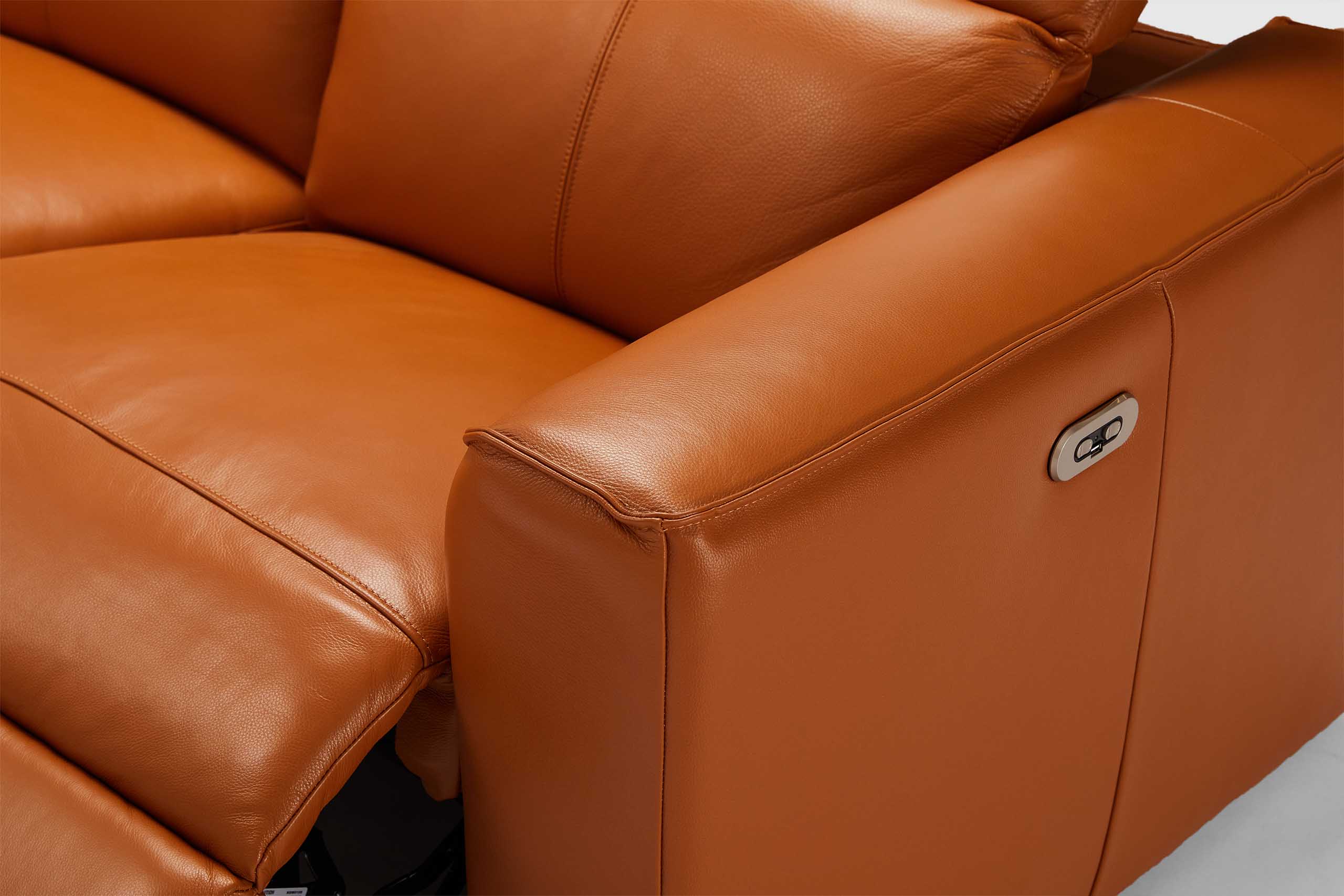 Morelli 2.5 Seater Dual Electric Recliners With Electric Headrests - Image 9