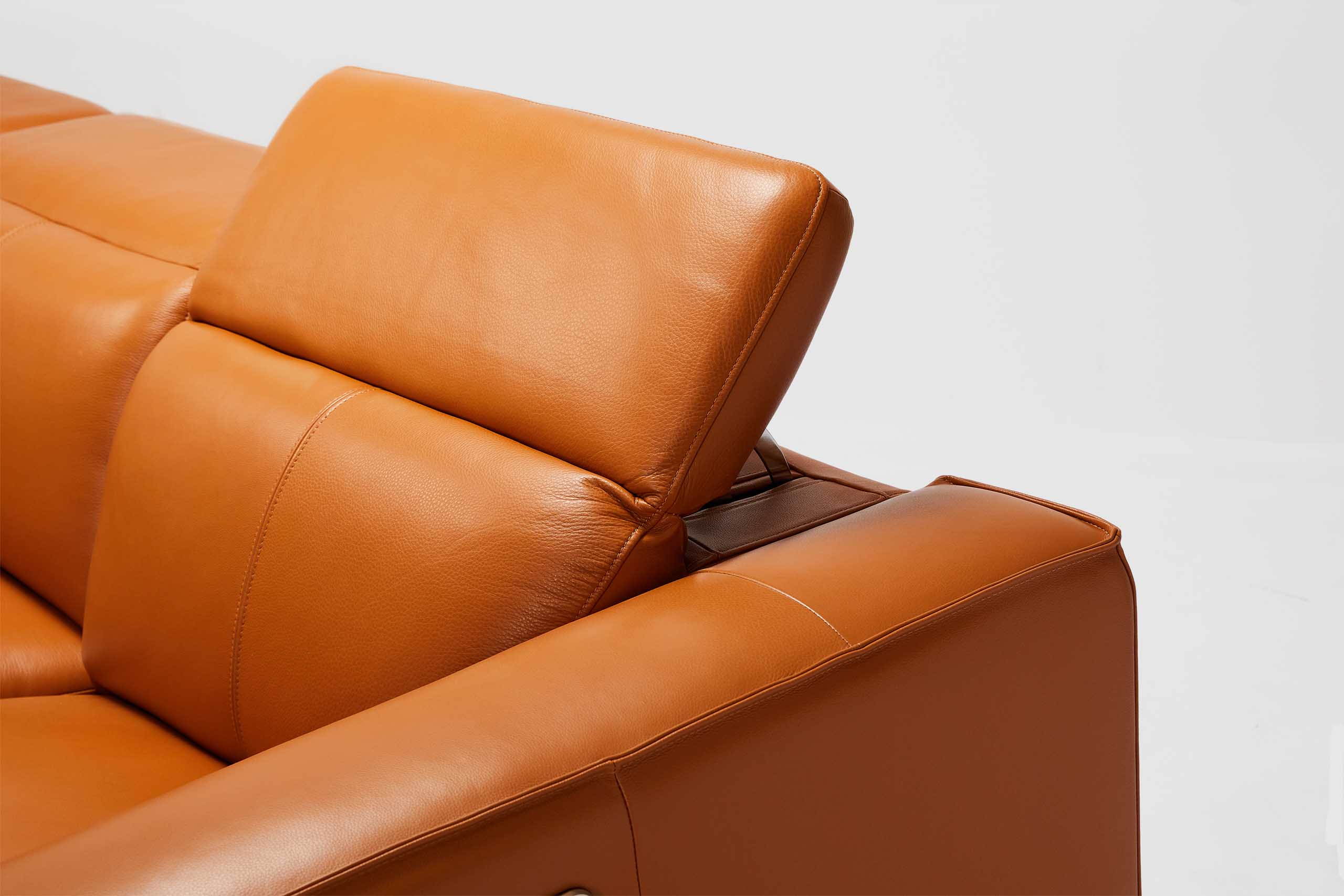 Morelli 3.5 Seater Dual Electric Recliners With Electric Headrests - Image 16