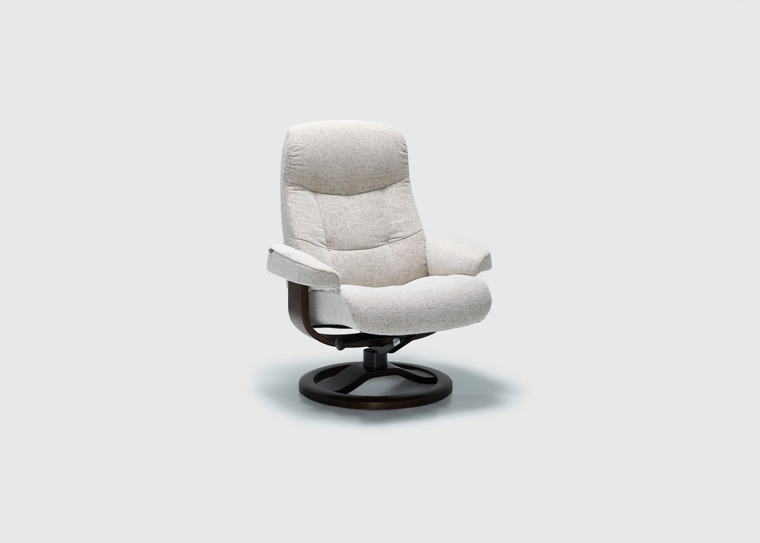 Muldal Fjords Recliner Chair + Footstool - Fabric - Image 5