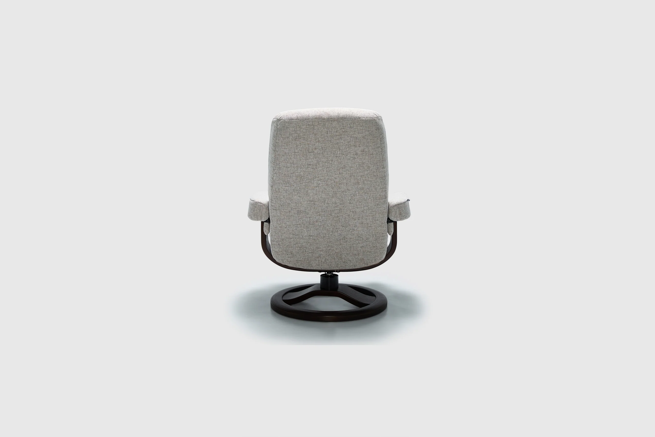 Muldal Fjords Recliner Chair + Footstool - Fabric - Image 8