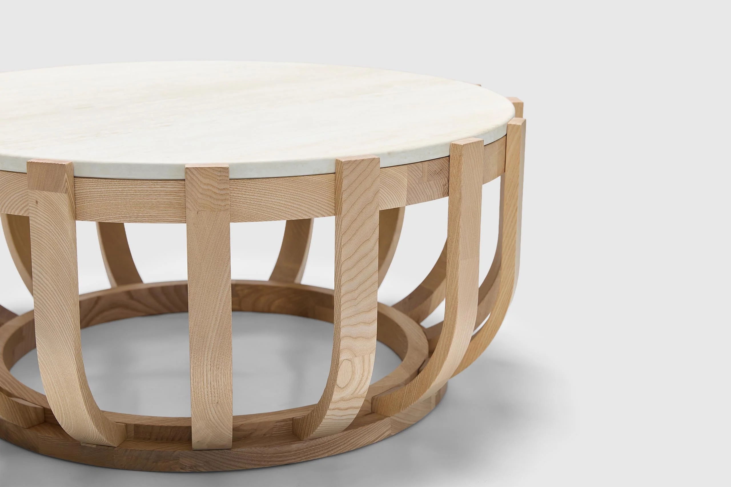 Ocean Coffee Table - Travertine - Image 3
