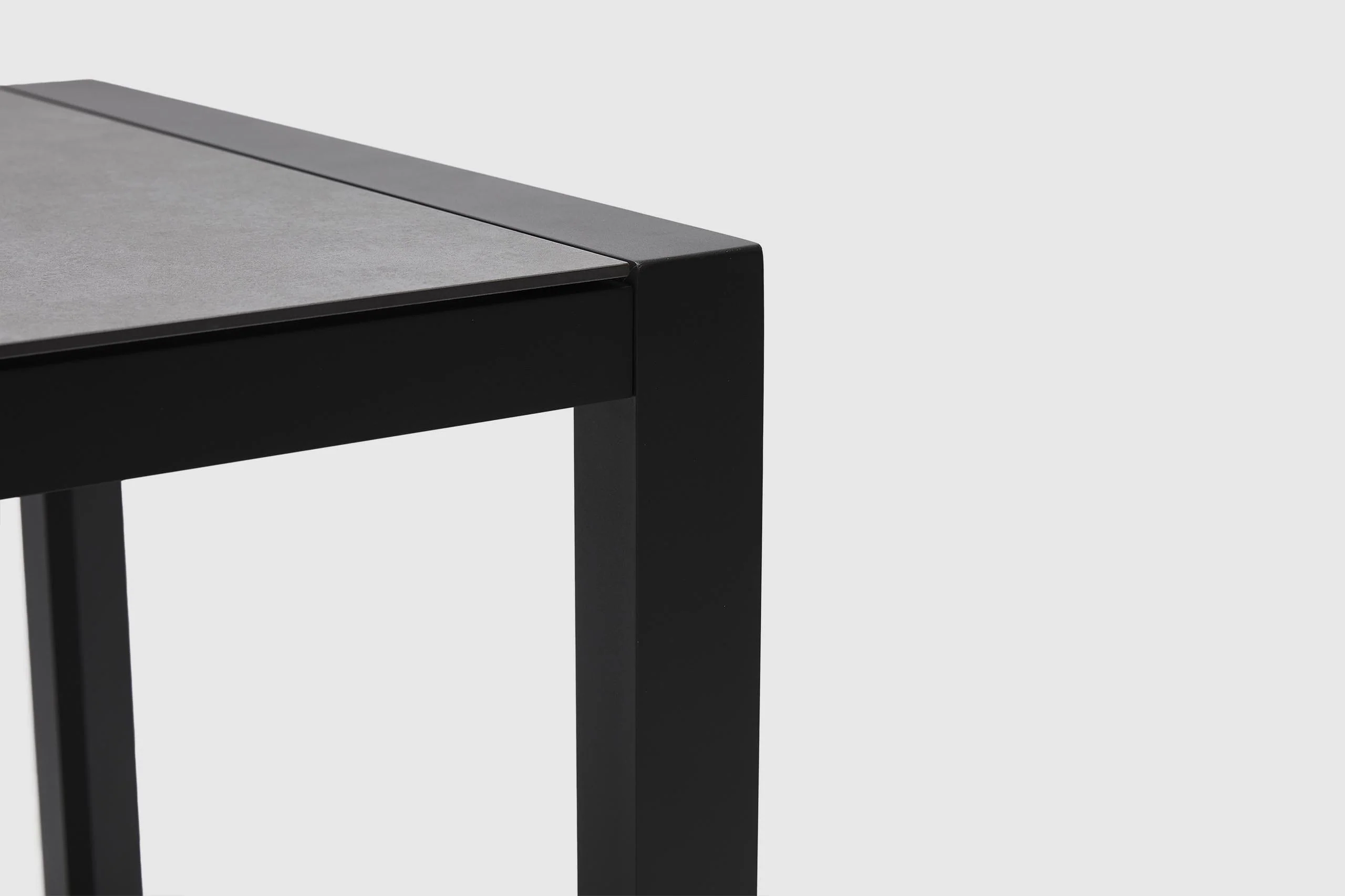 Ora Outdoor Dining Table - Charcoal - Image 4