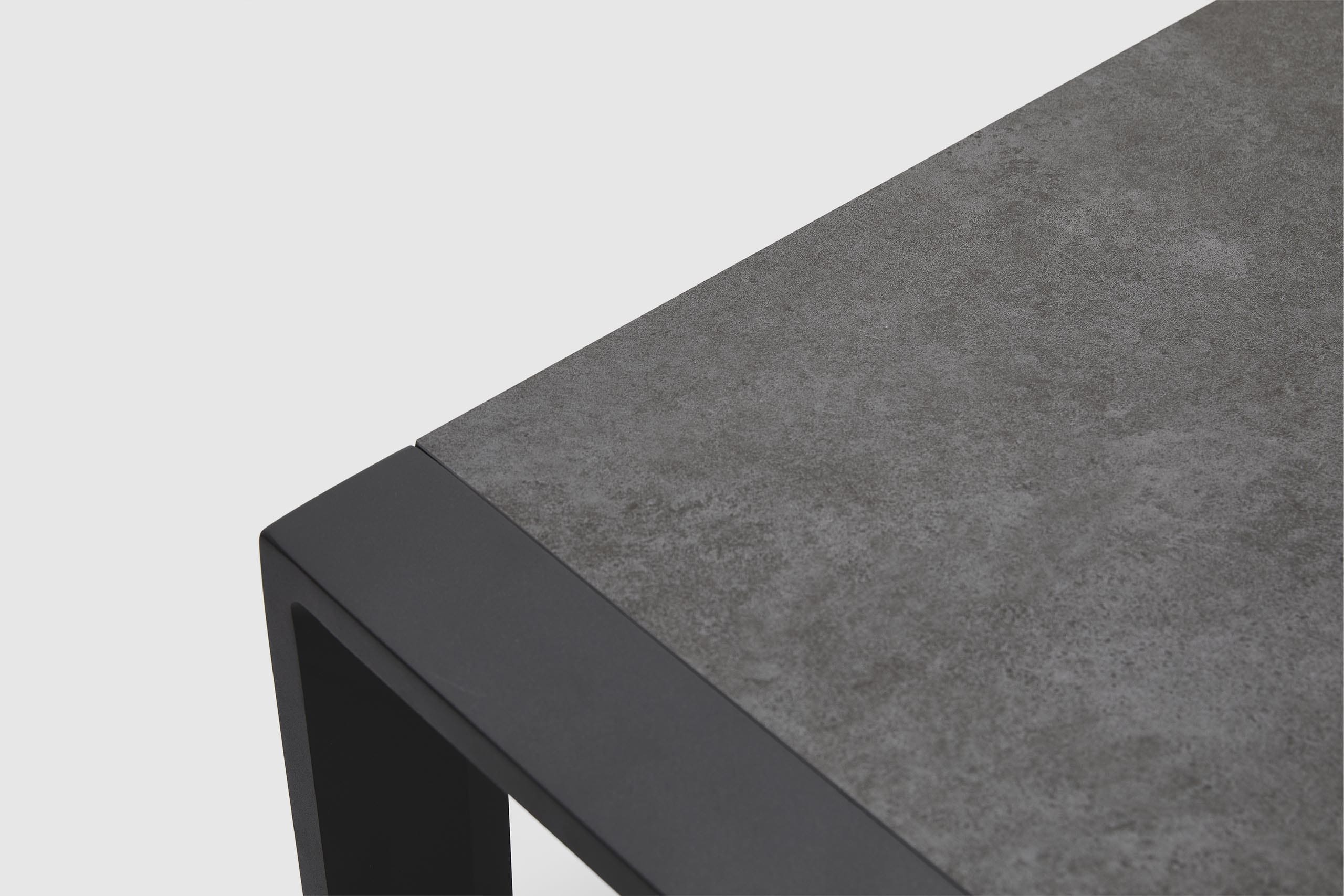 Ora Outdoor Dining Table - Charcoal - Image 5