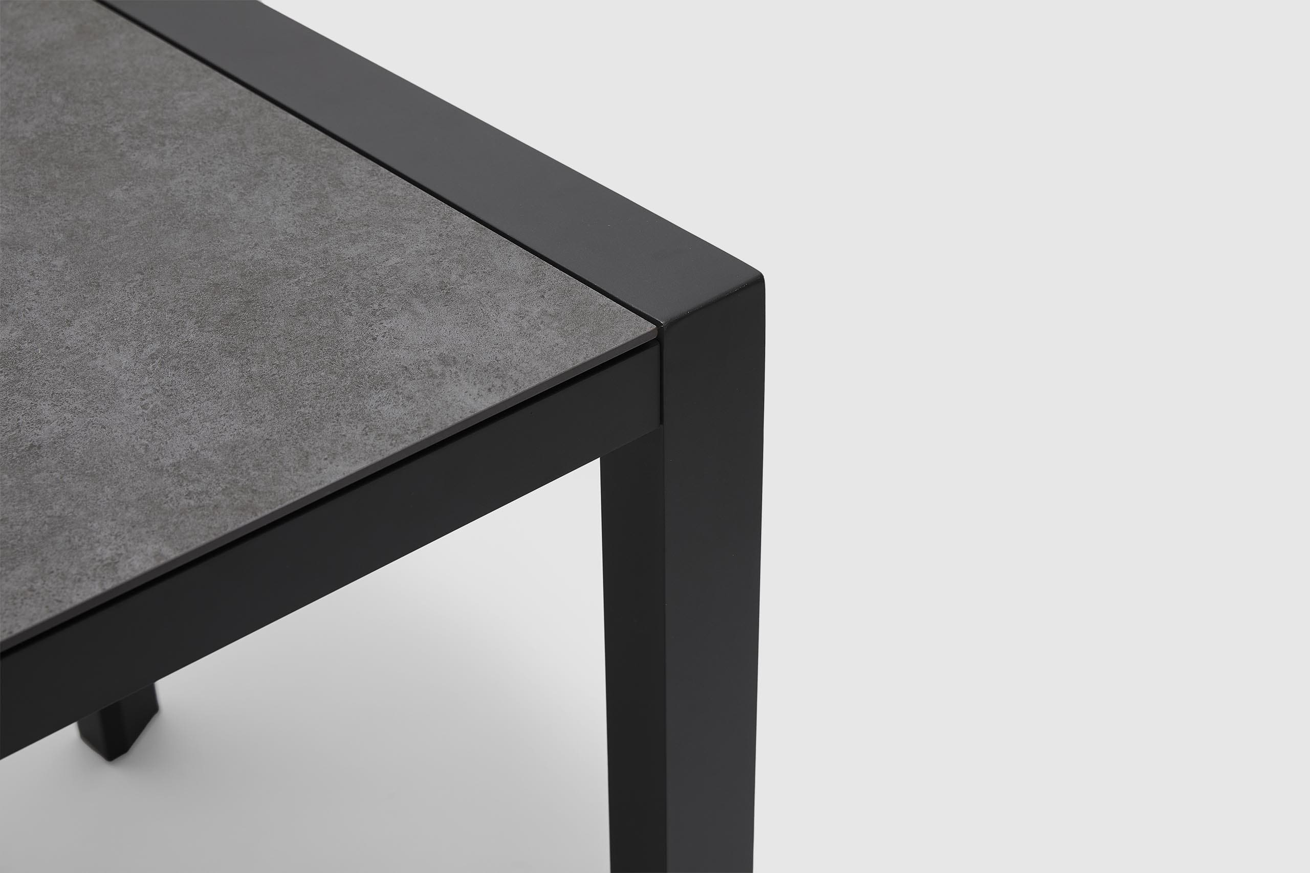 Ora Outdoor Dining Table - Charcoal - Image 6