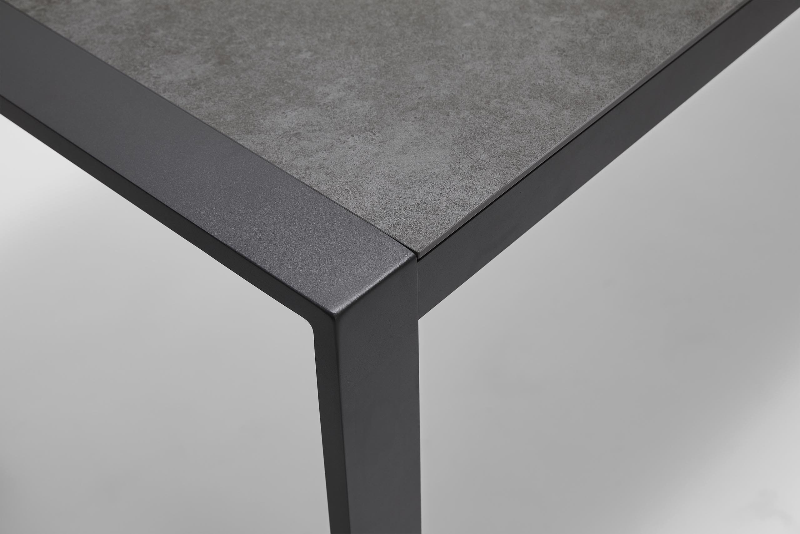 Ora Outdoor Dining Table - Charcoal - Image 7