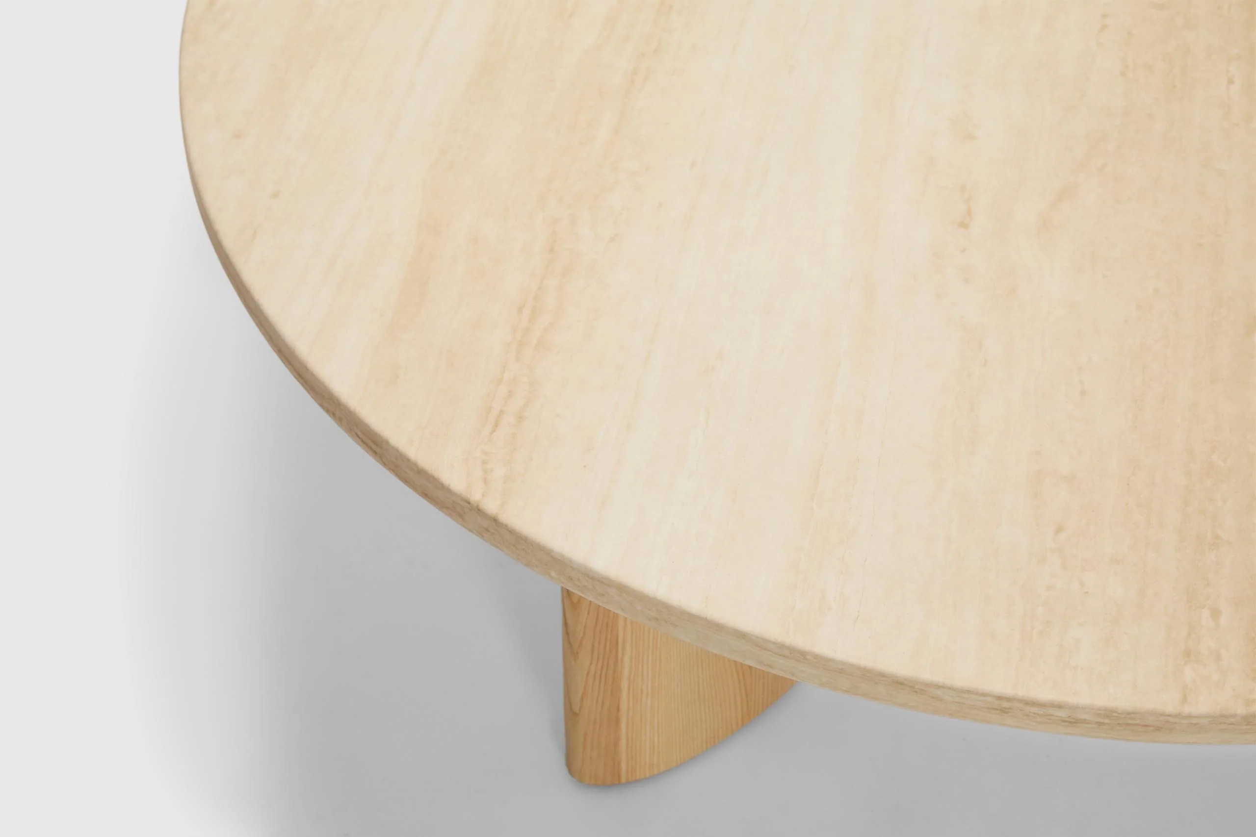 Paragi Travertine Coffee Table - Round - Image 7