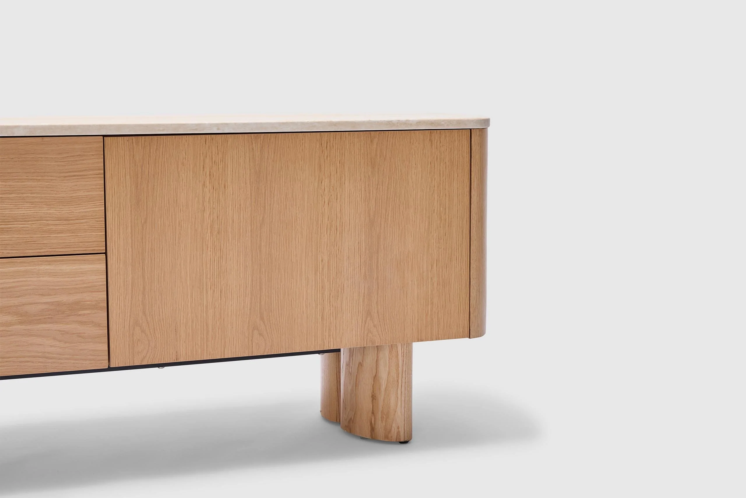 Paragi Travertine Entertainment Unit - Image 7