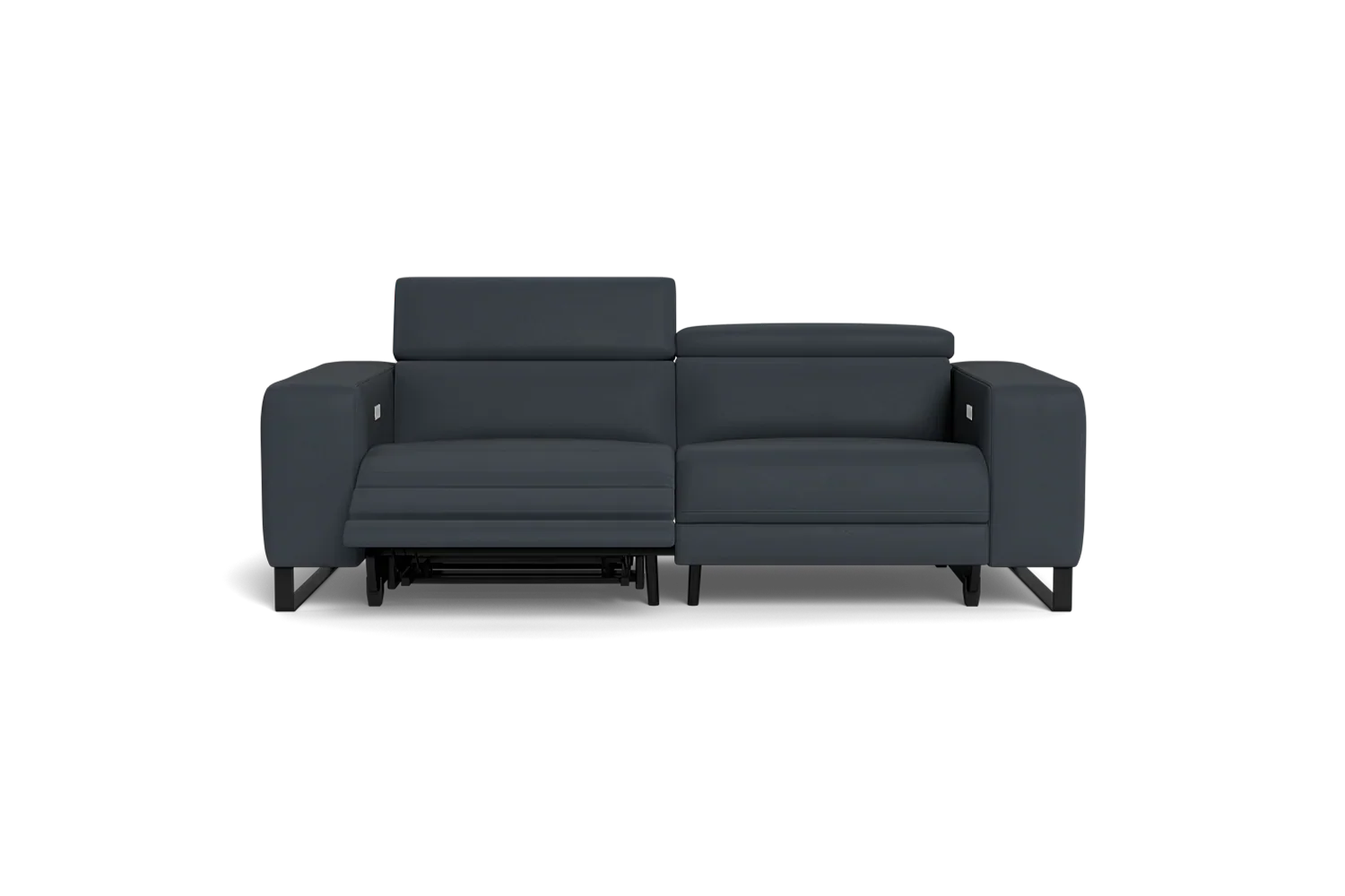 Piaz 2.5 Seater Dual Electric Recliners With Adjustable Headrests - Leather - Image 3