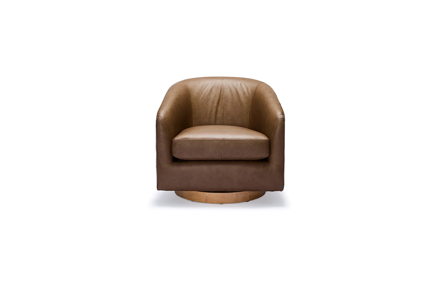 Rozelle Swivel Chair - Leather