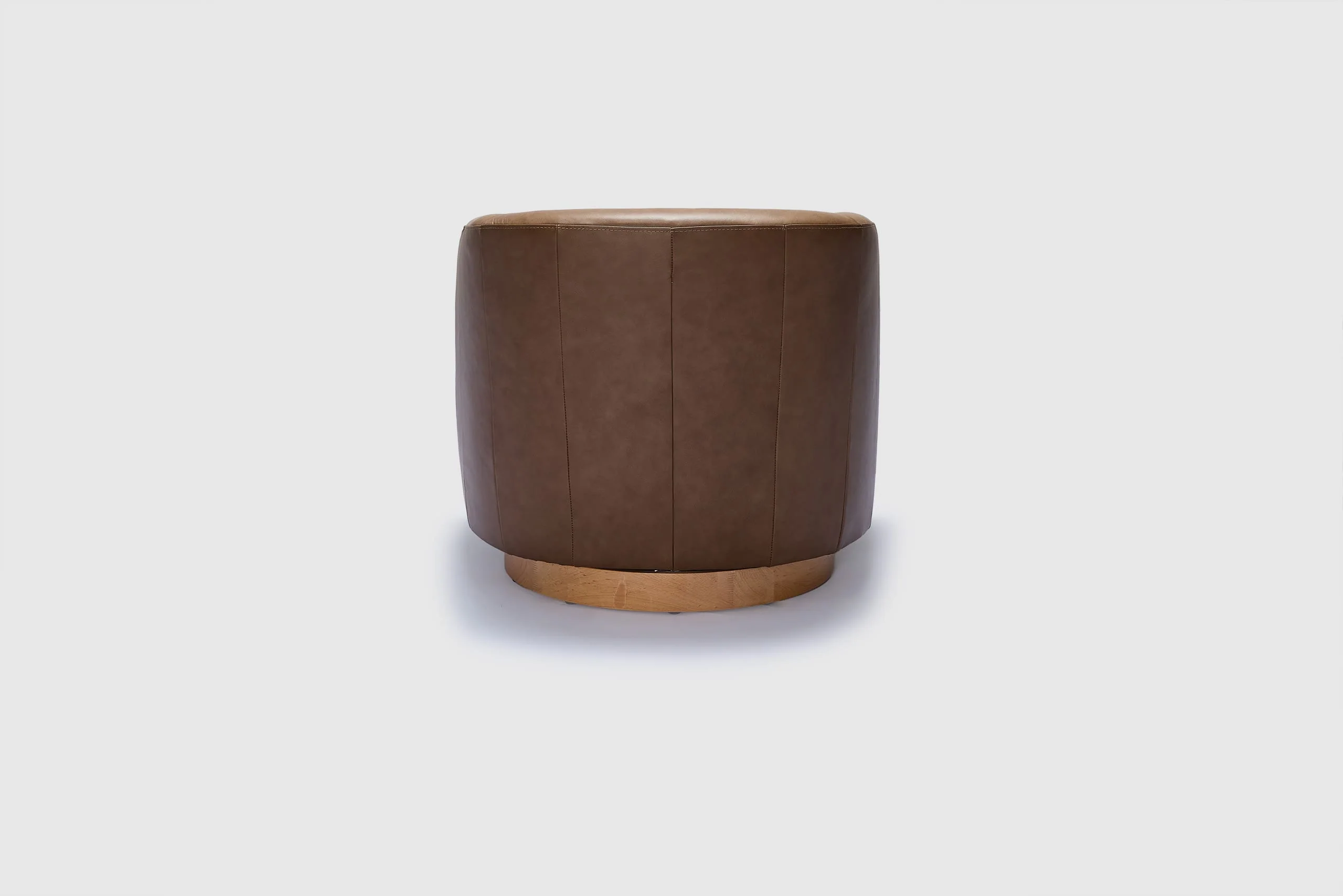 Rozelle Swivel Chair - Leather - Image 5