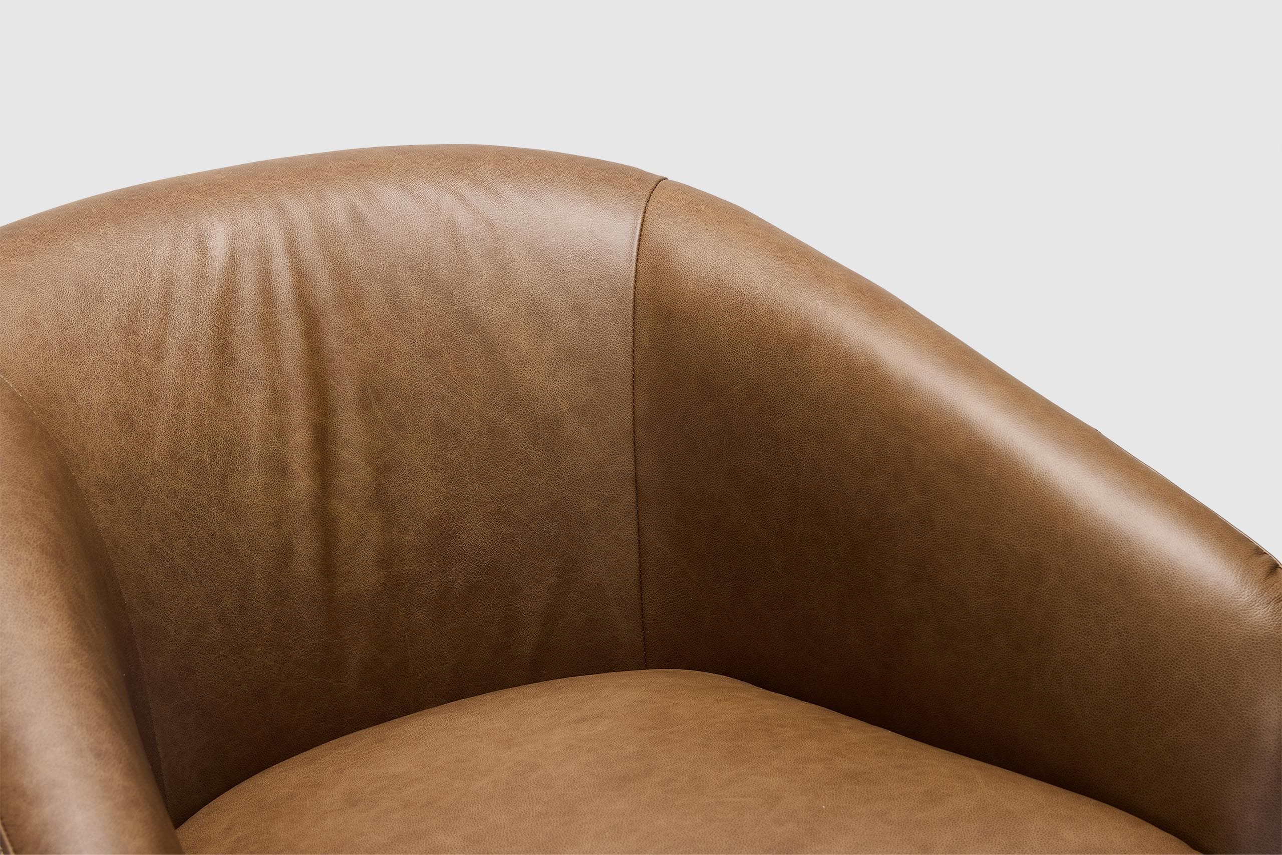 Rozelle Swivel Chair - Leather - Image 8