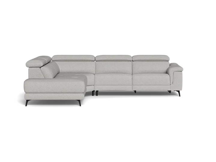 Santa Monica 3 Seater Left Corner Terminal Electric Recliner With Adjustable Headrest - Fabric - Image 3