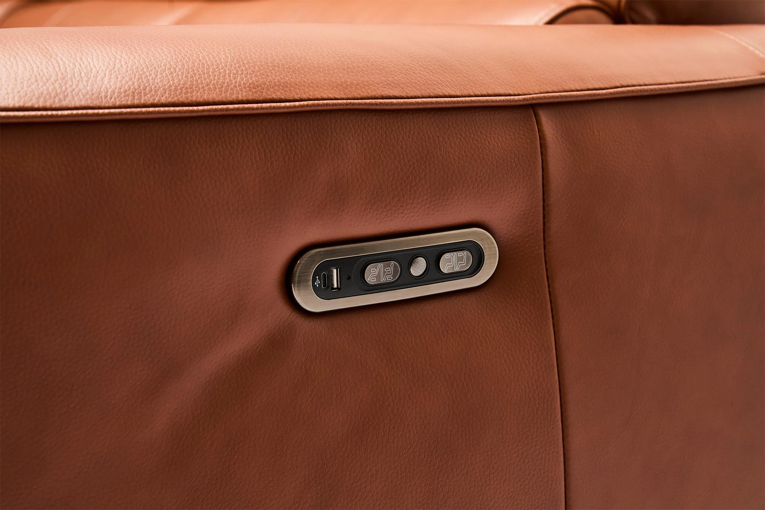 Santoro 6 Seat Modular - Leather - Image 13