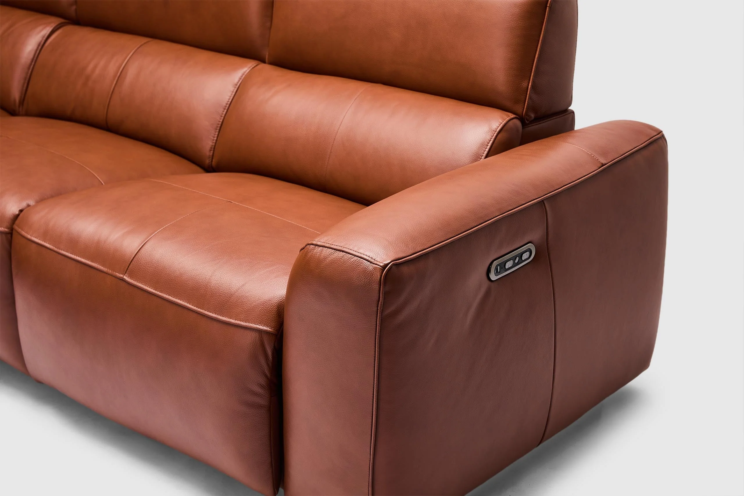 Santoro 6 Seat Modular - Leather - Image 14