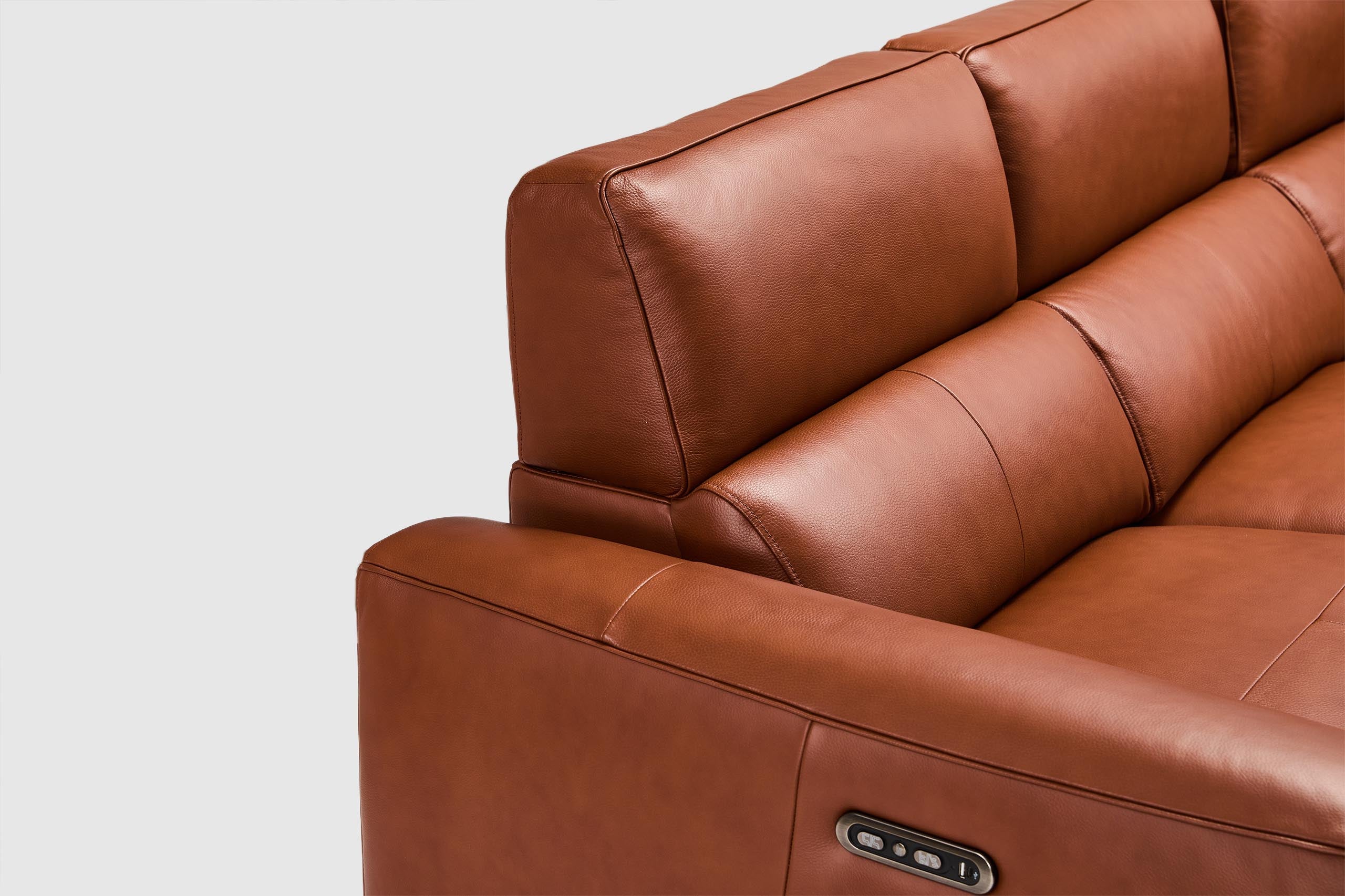 Santoro 6 Seat Modular - Leather - Image 16