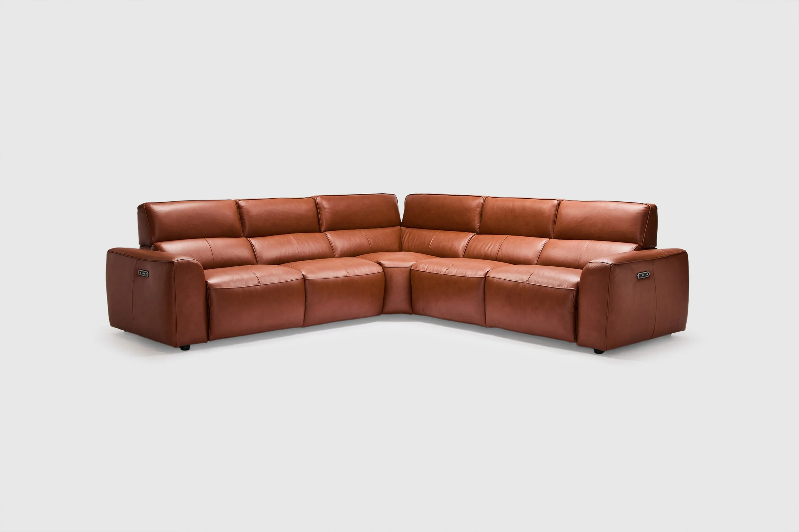 Santoro 6 Seat Modular - Leather - Image 5