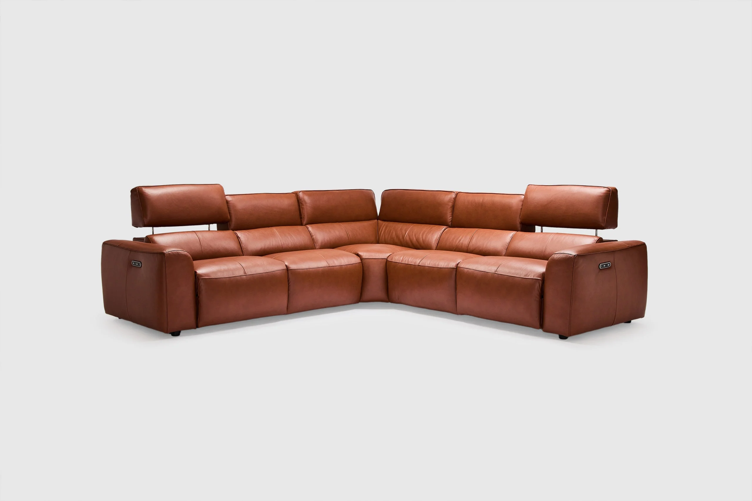 Santoro 6 Seat Modular - Leather - Image 7