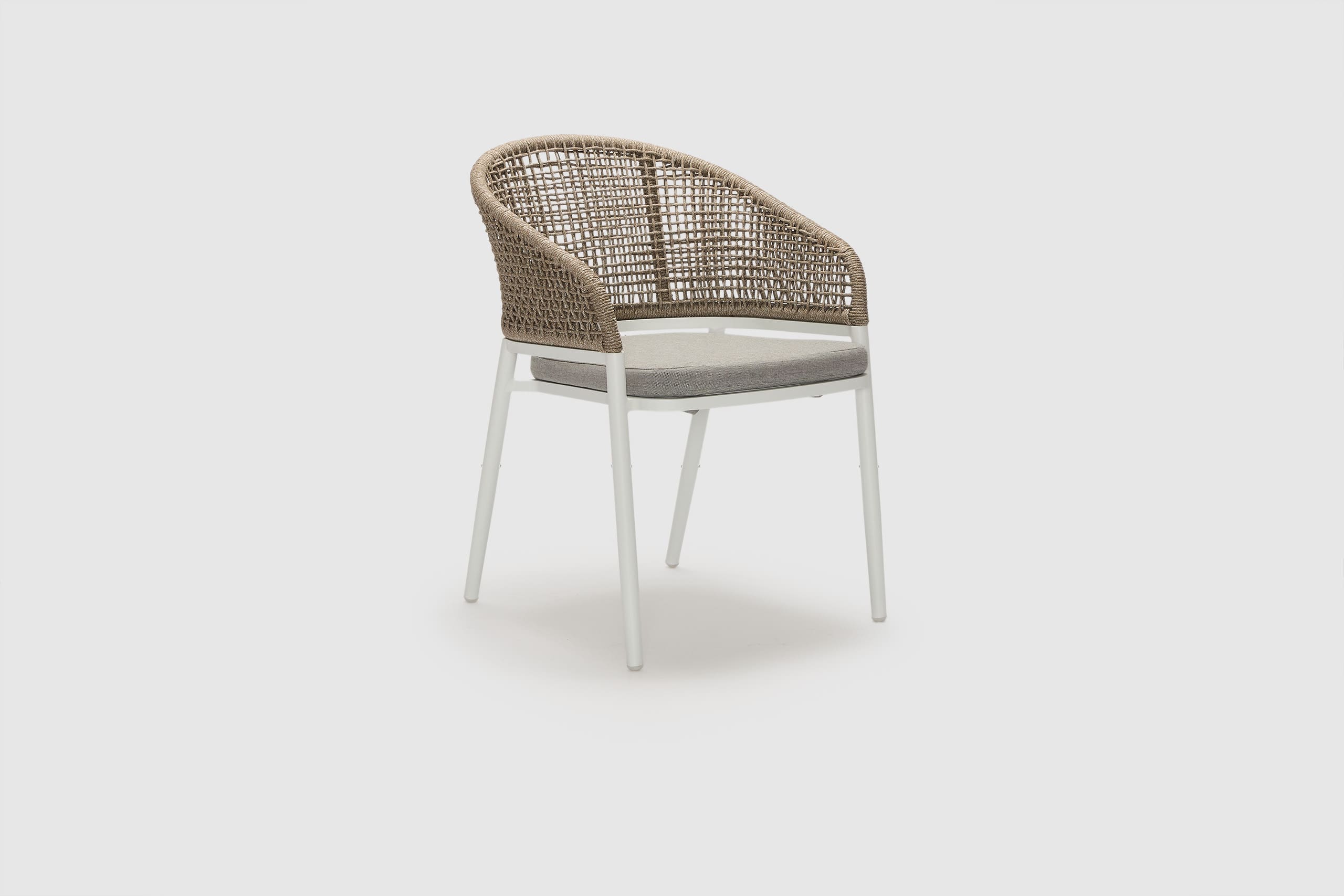 Sarande Outdoor Dining Chair - White - Image 3