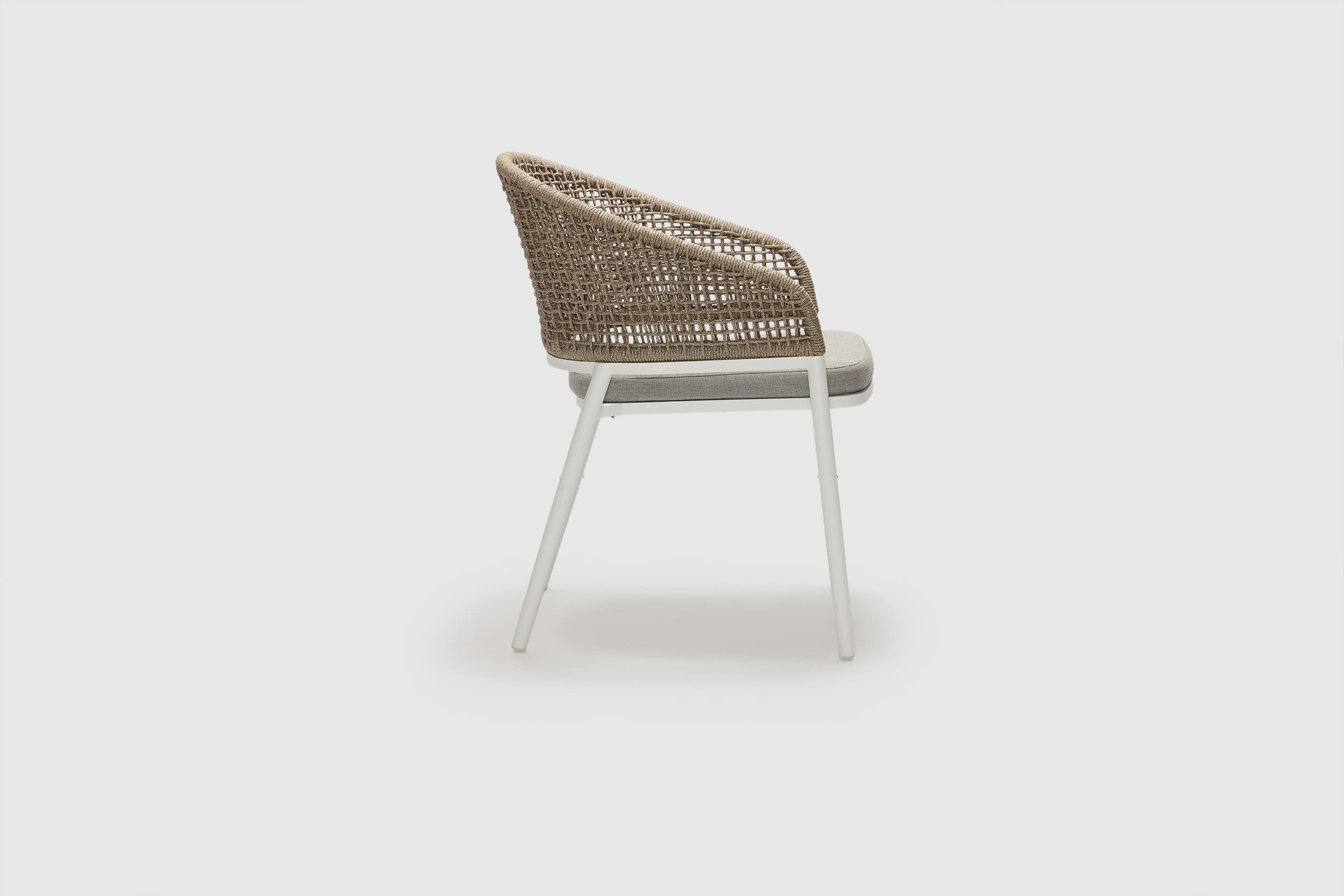 Sarande Outdoor Dining Chair - White - Image 4