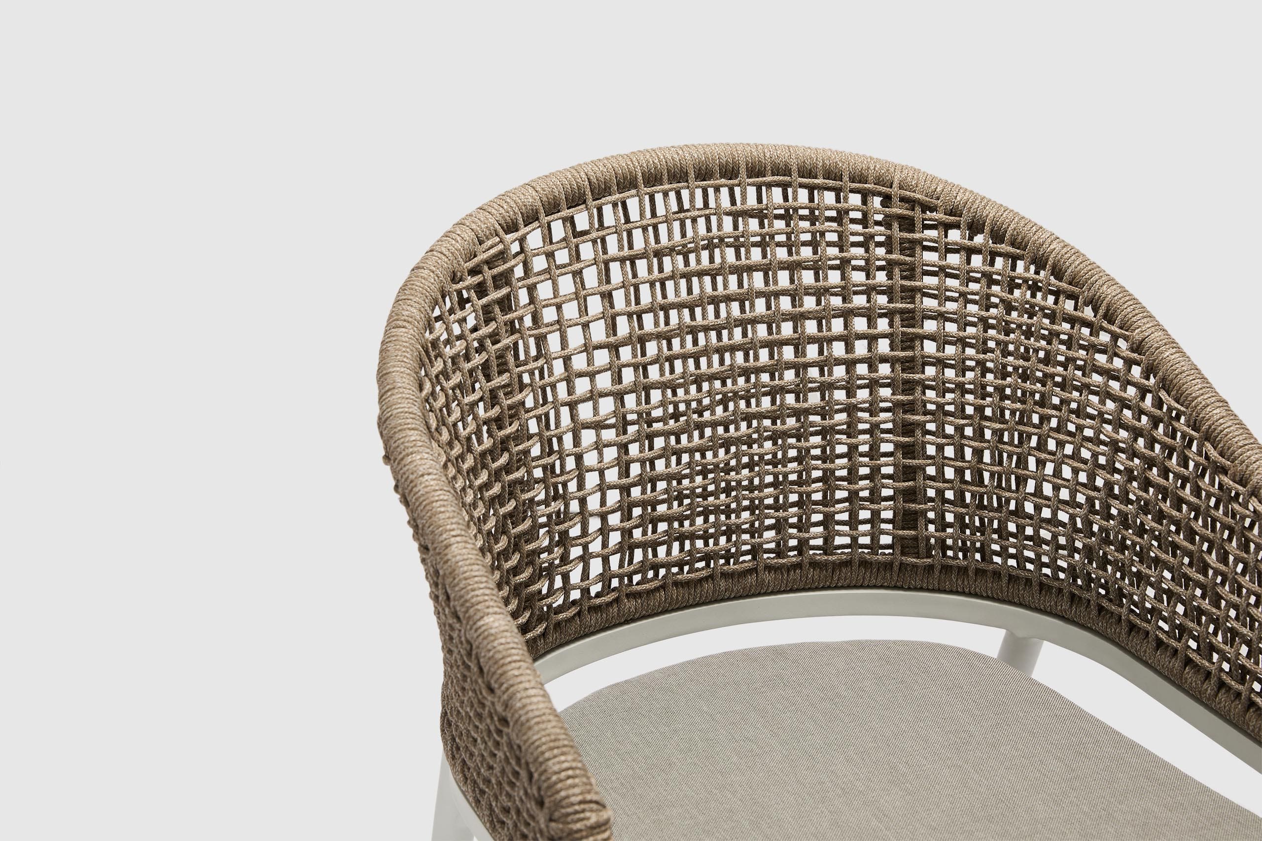 Sarande Outdoor Dining Chair - White - Image 7
