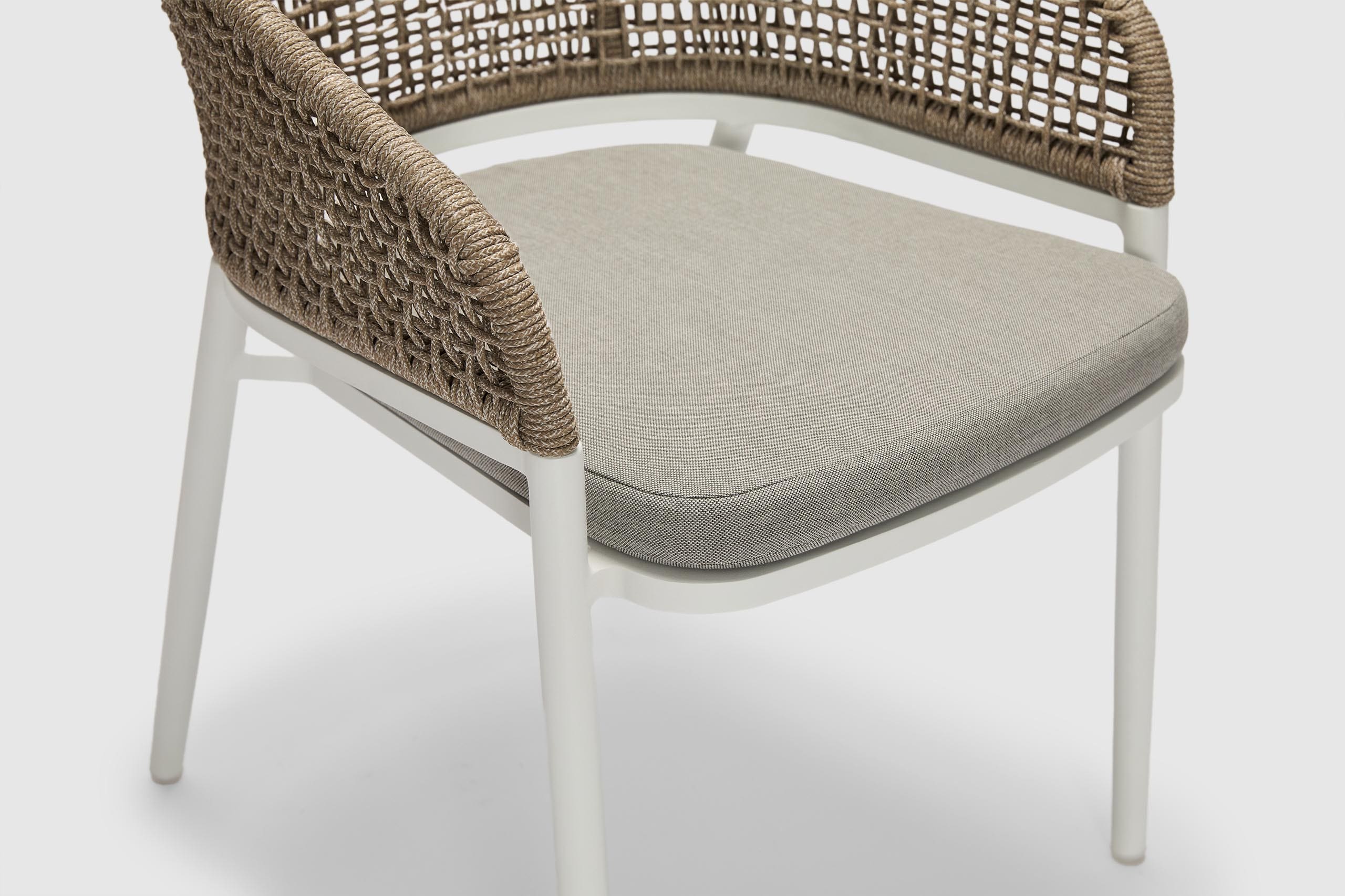 Sarande Outdoor Dining Chair - White - Image 8