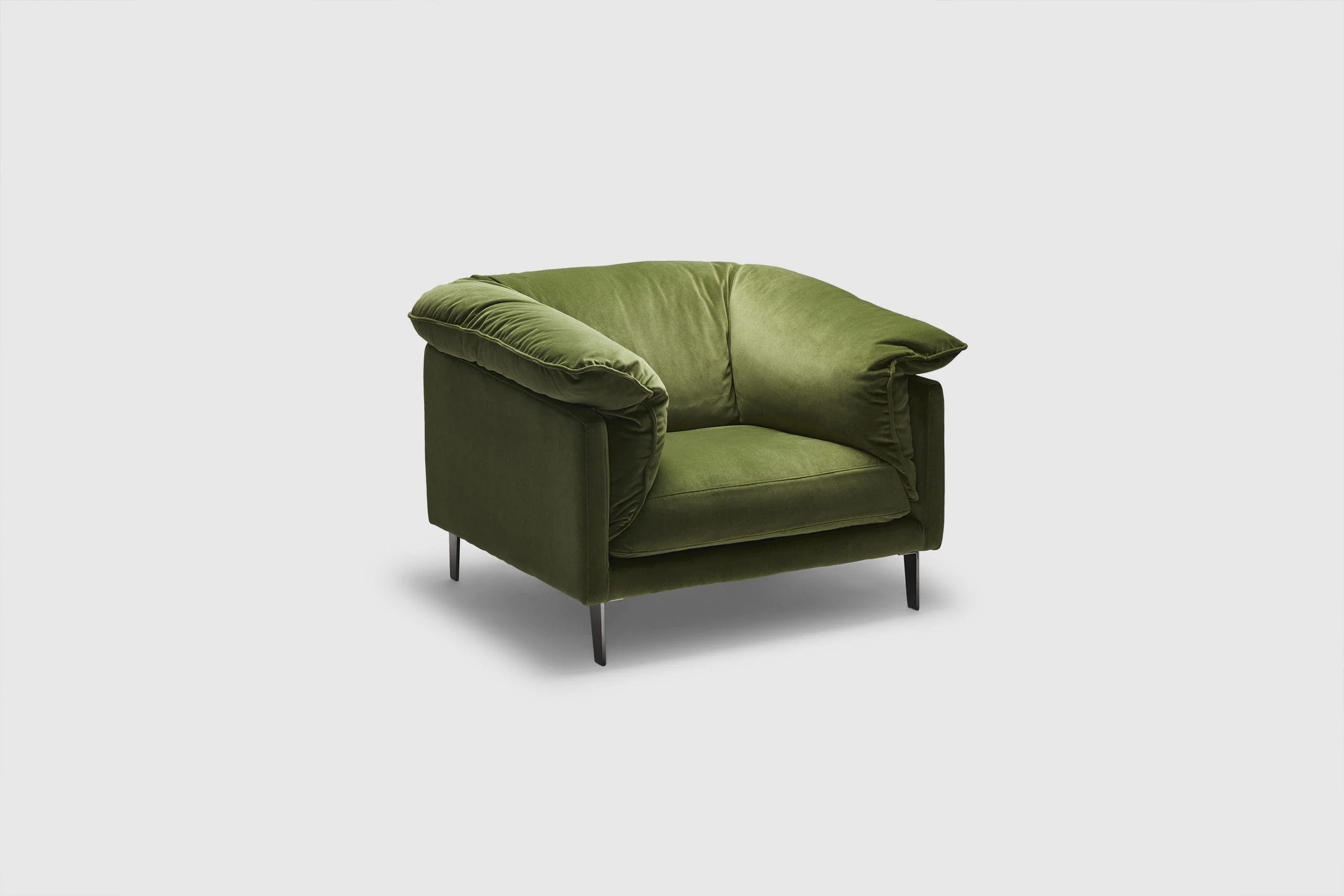 Sela Velvet Accent Chair - Image 3