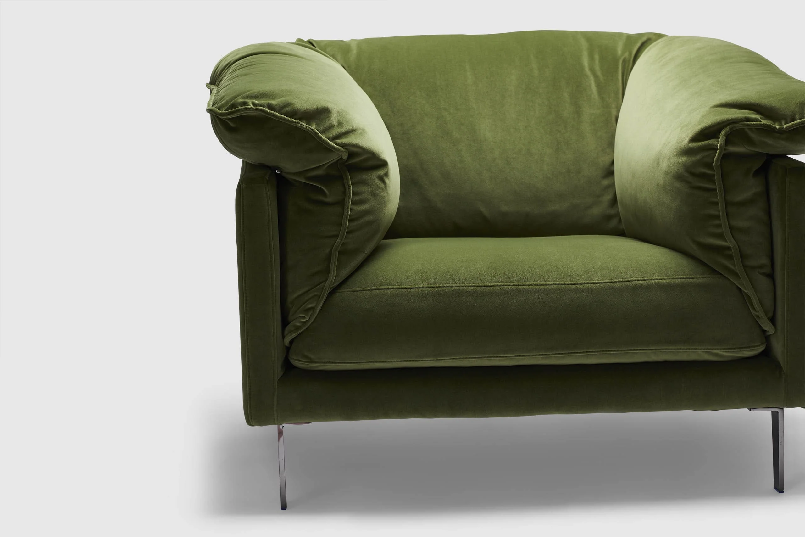 Sela Velvet Accent Chair - Image 8
