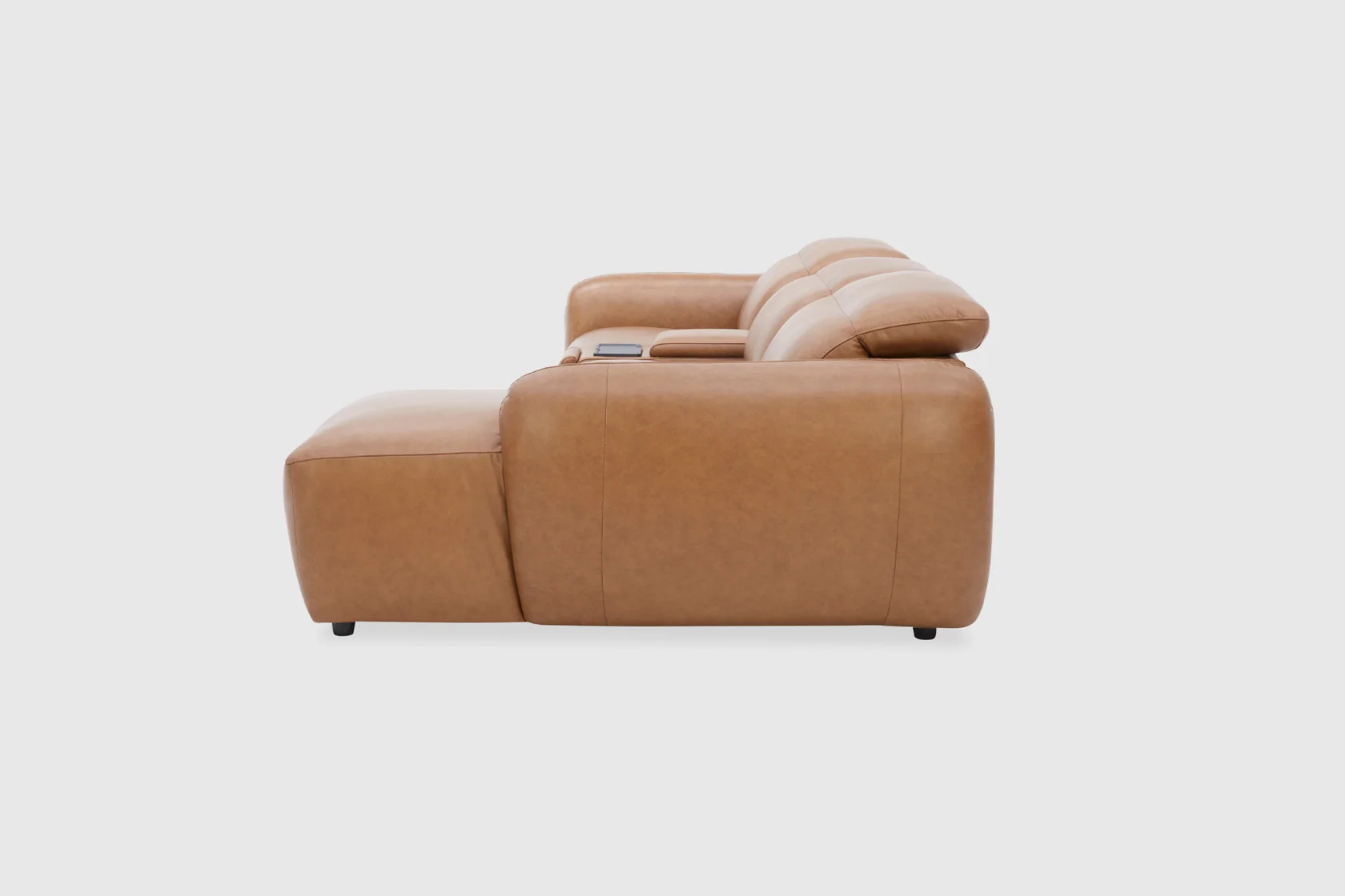 Sorelle 2.5 Seater + Chaise - Leather - Image 4