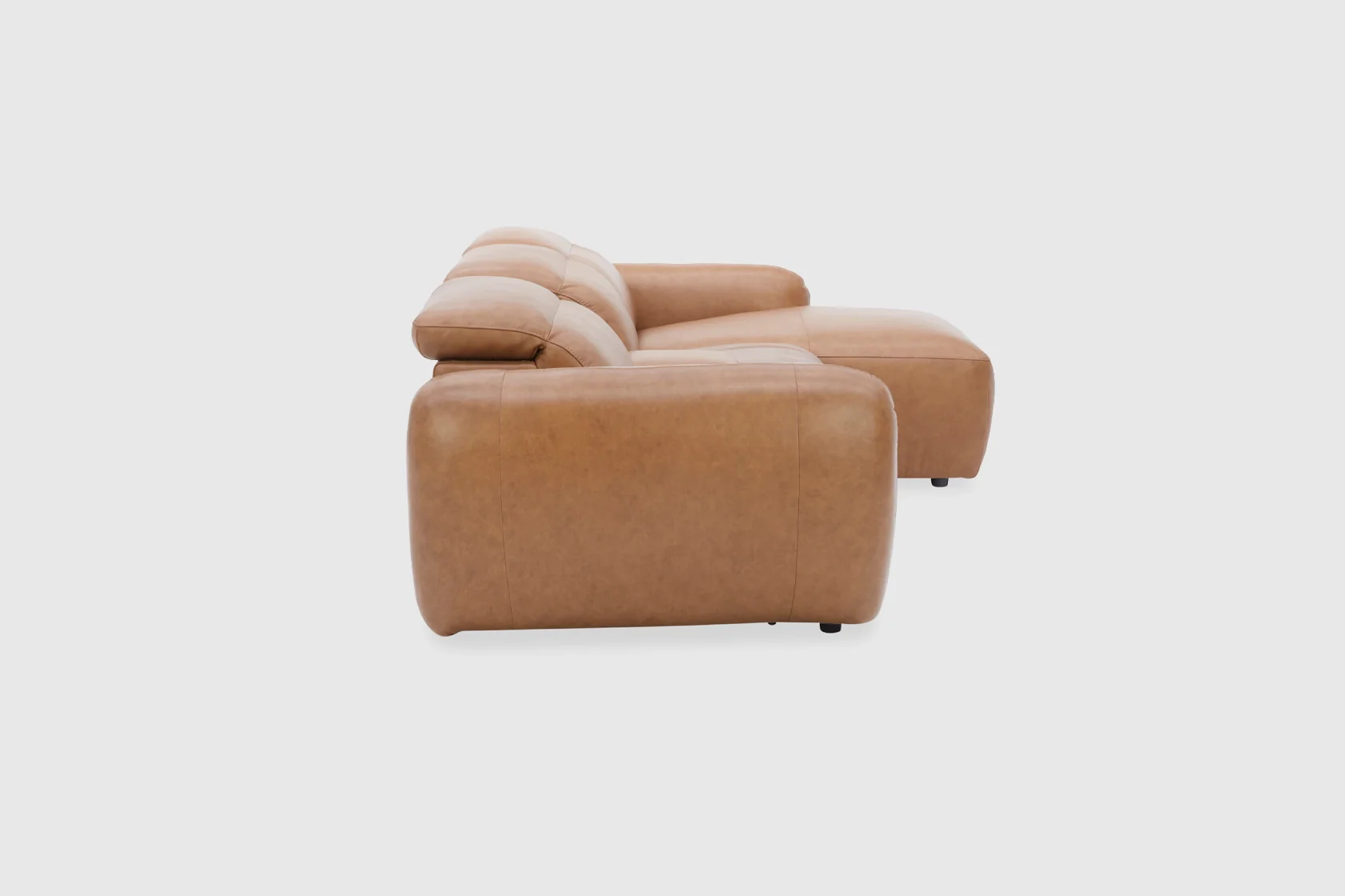 Sorelle 2.5 Seater + Chaise - Leather - Image 6