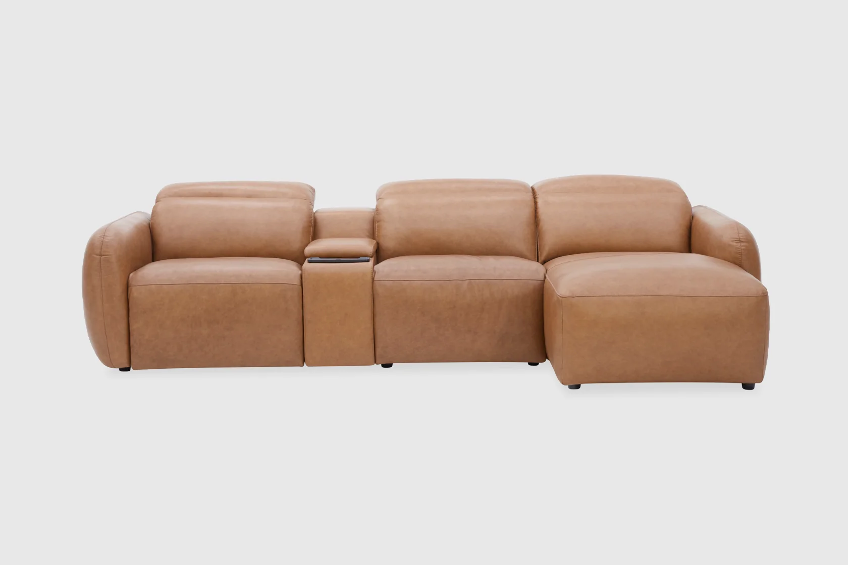 Sorelle 2.5 Seater + Chaise - Leather - Image 9