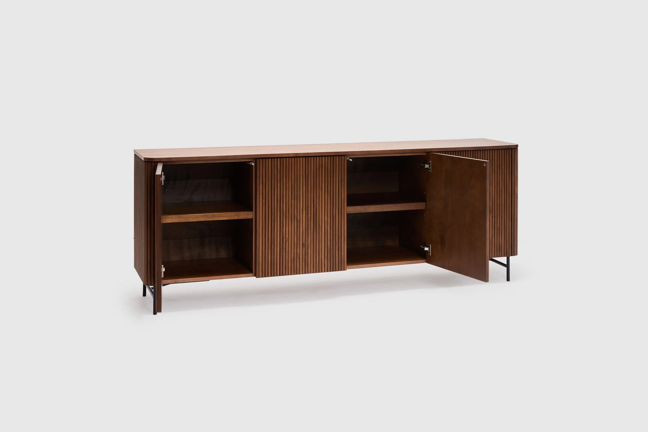 Soren 4 Door Buffet American Walnut - Image 4