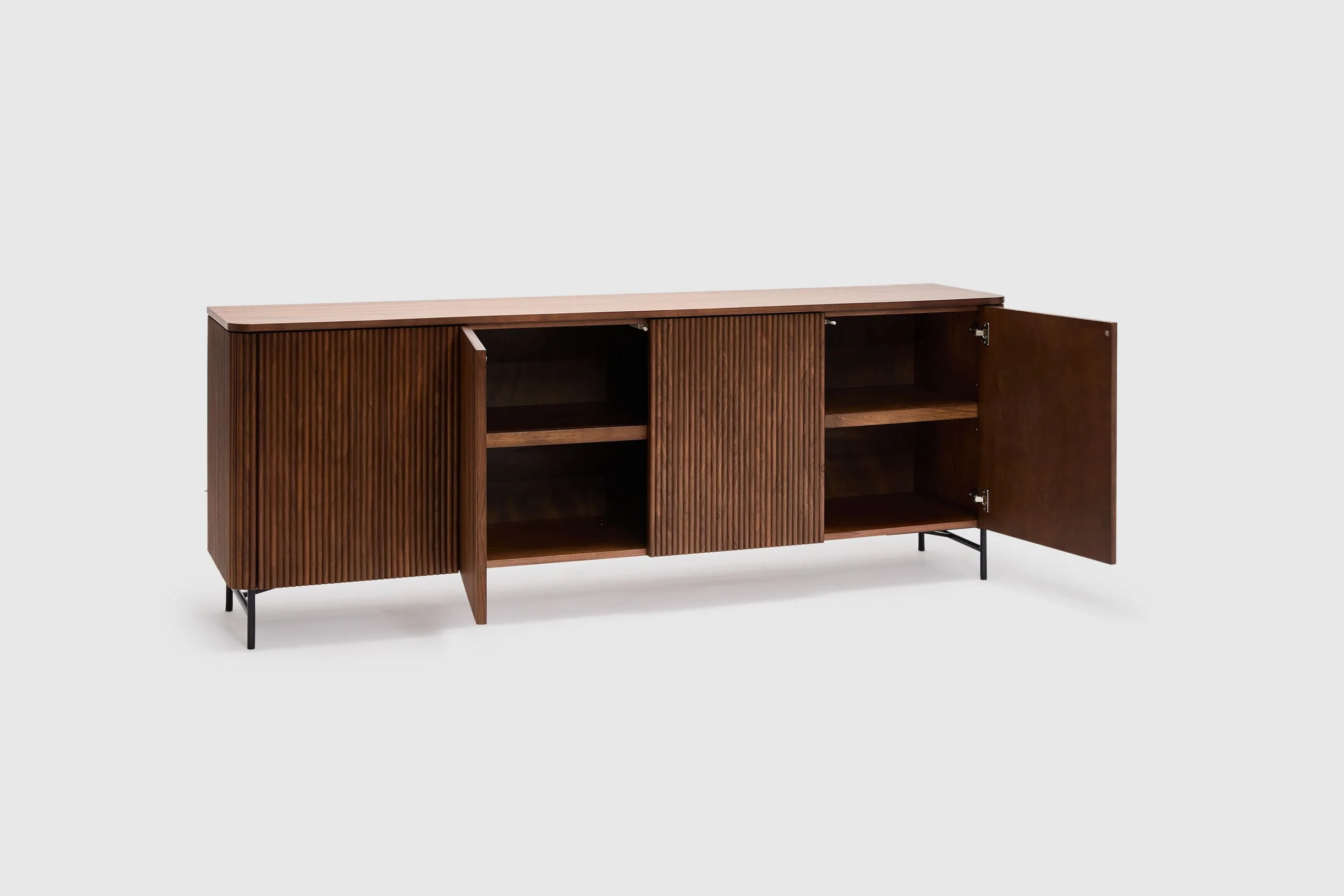 Soren 4 Door Buffet American Walnut - Image 5