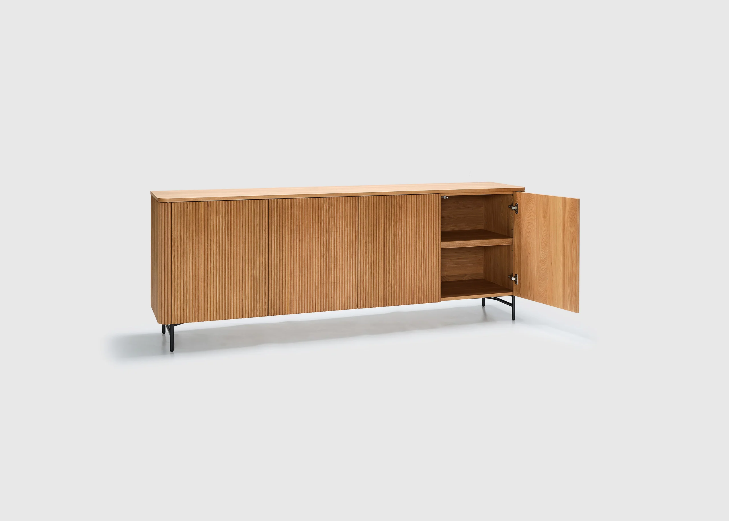Soren 4 Door Buffet Natural - Image 4