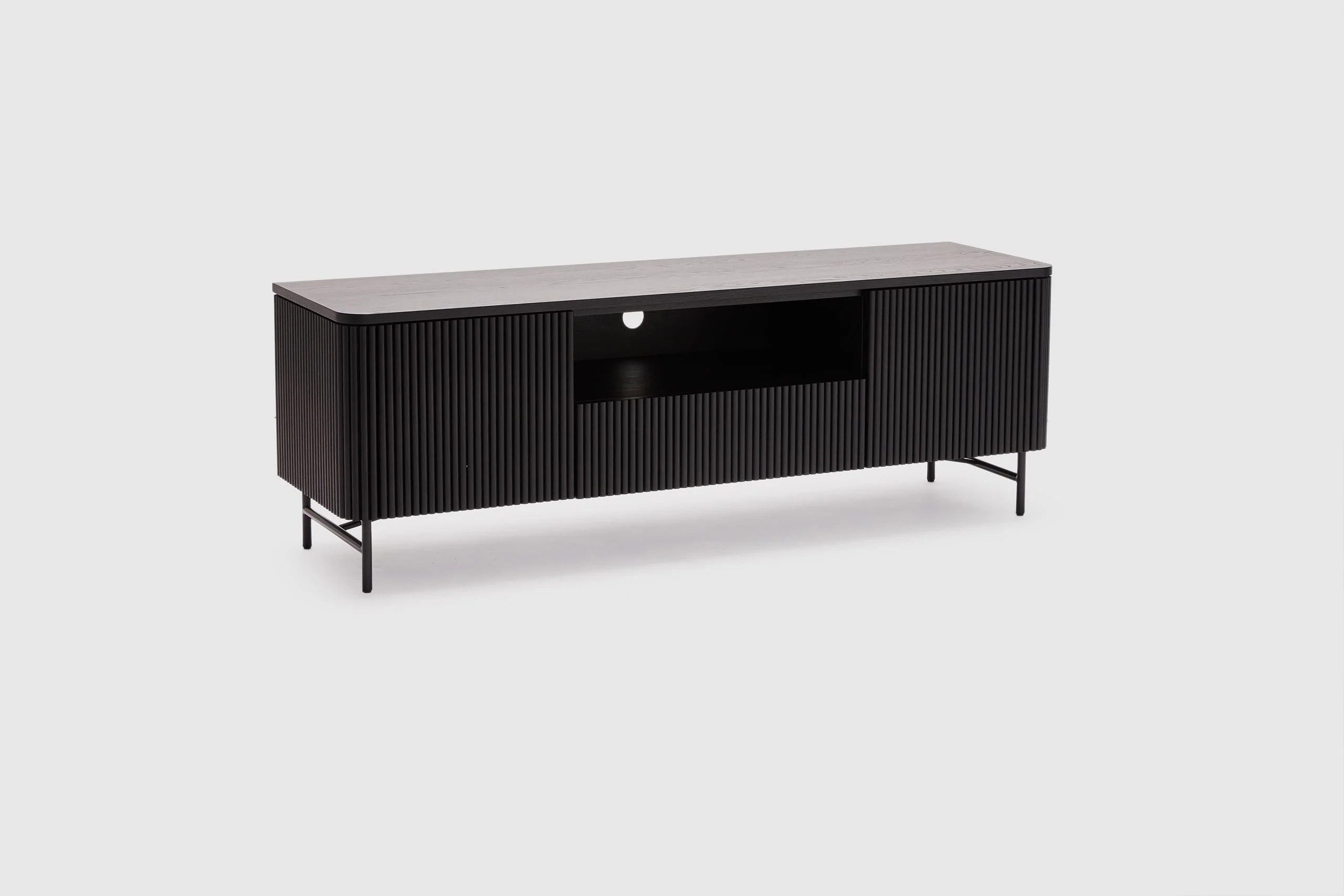 Soren Entertainment Unit 160cm - Black - Image 3