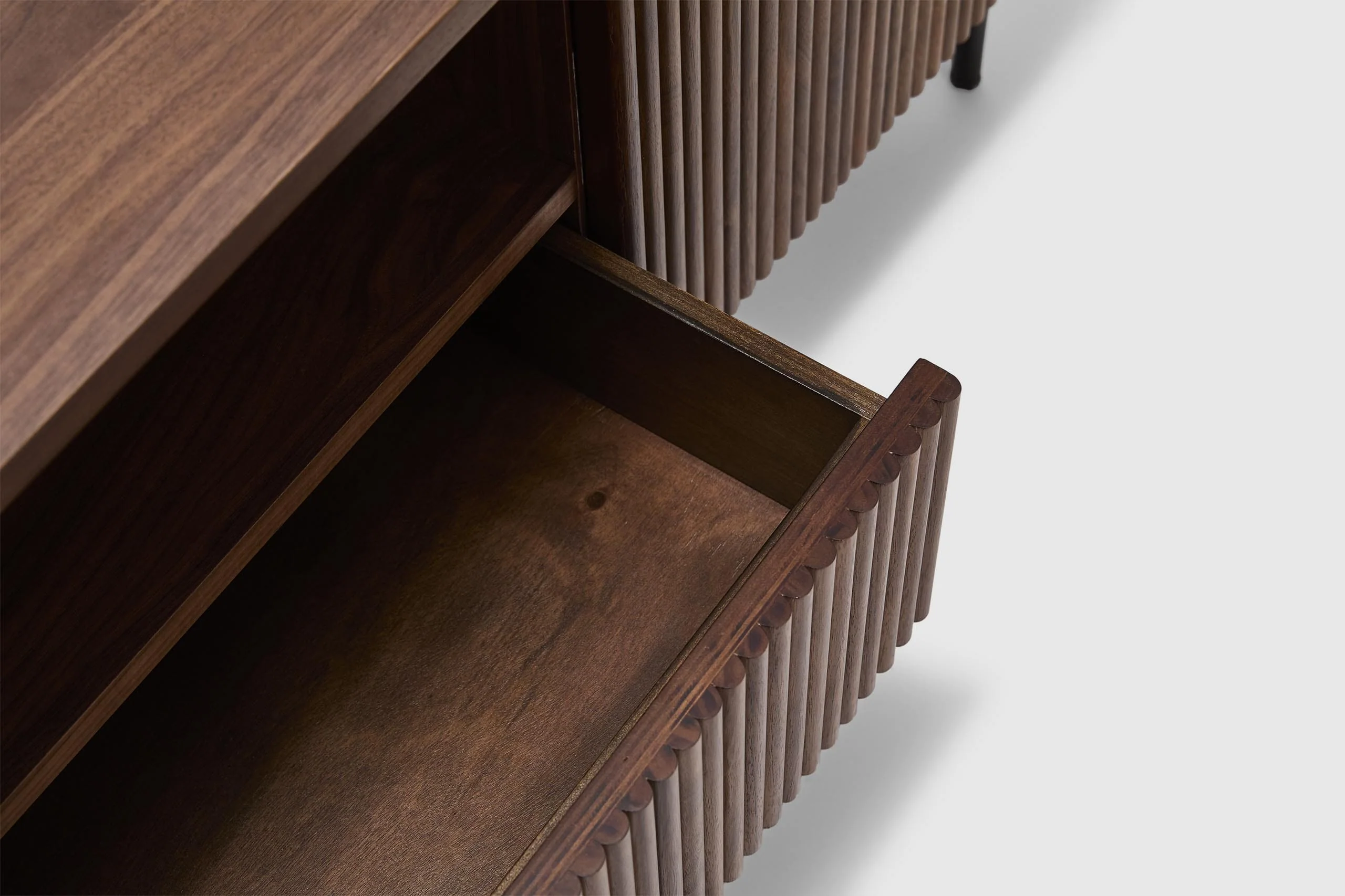 Soren Entertainment Unit 160cm - Walnut - Image 9