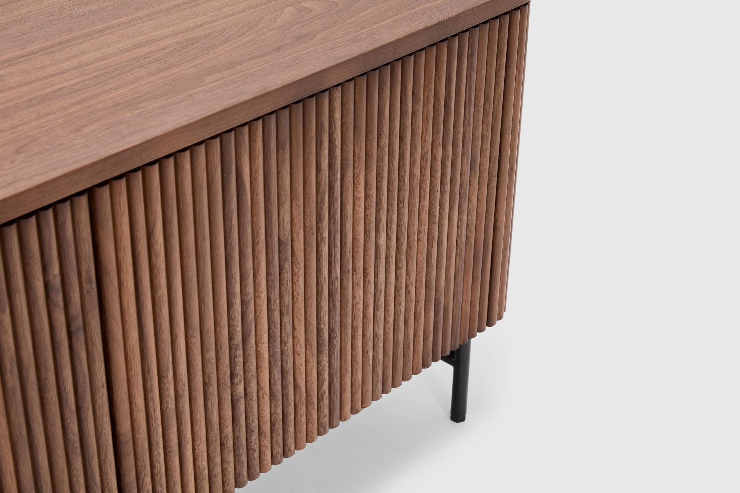 Soren Entertainment Unit 218cm - Walnut - Image 14