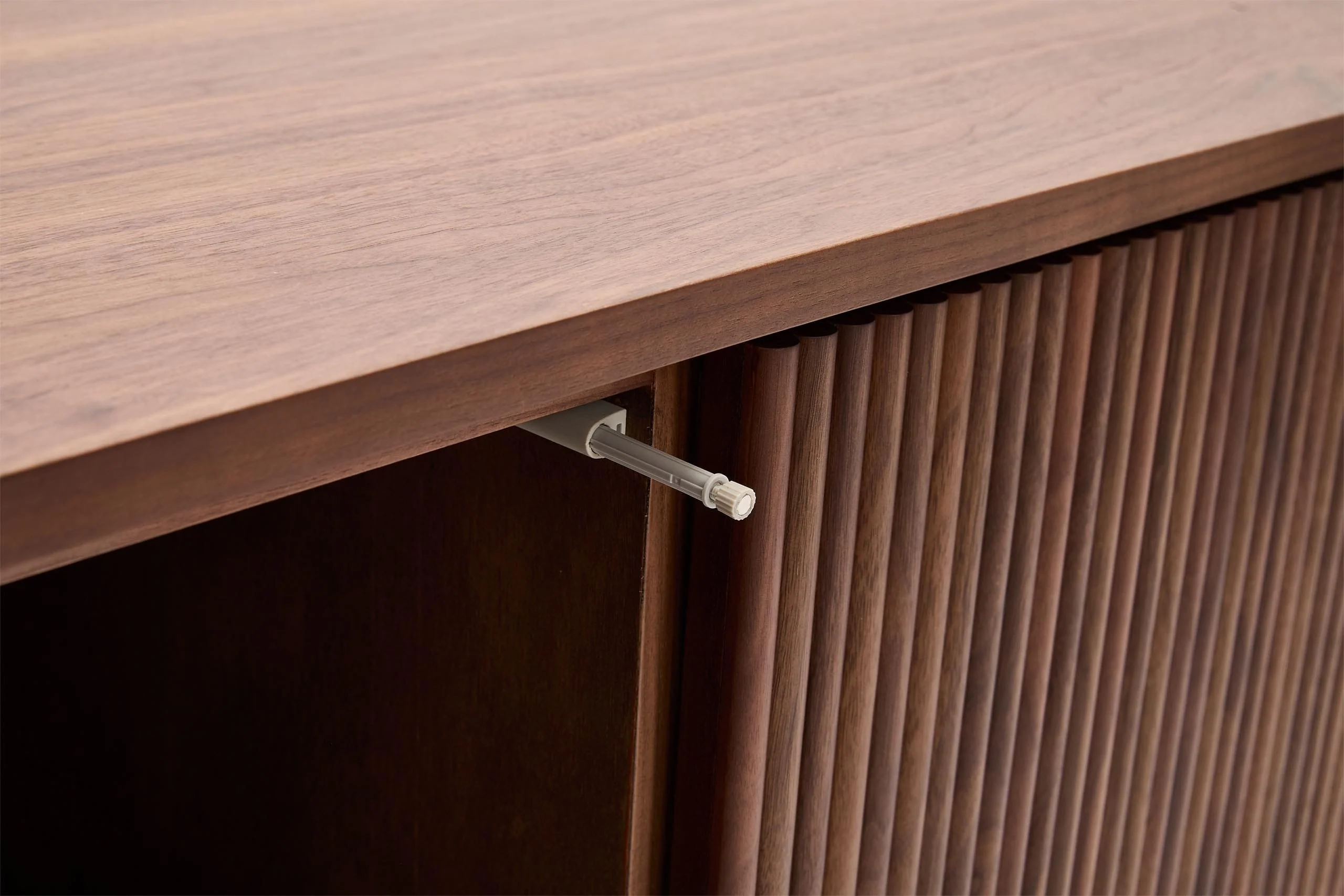 Soren Entertainment Unit 218cm - Walnut - Image 8