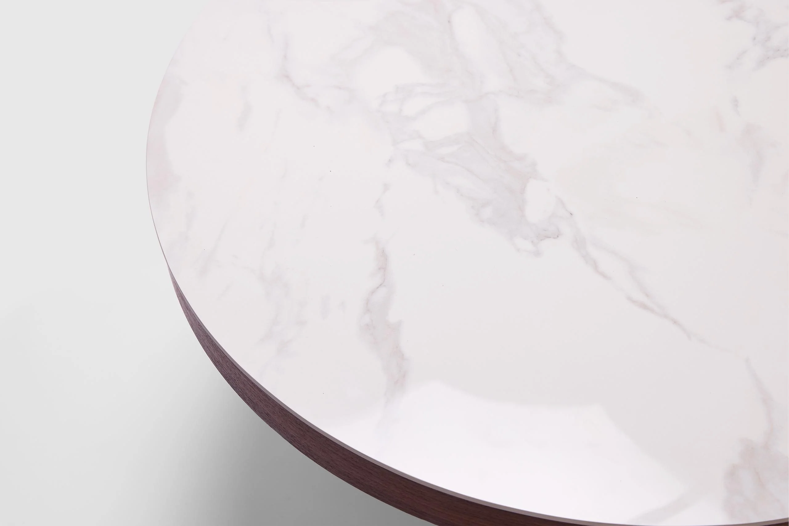 Tear Drop Coffee Table - Walnut/Ceramic - Image 6