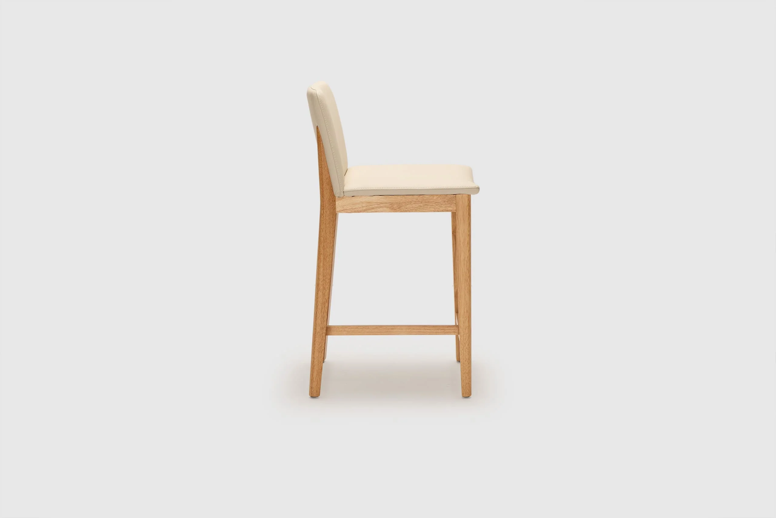 Tevez Bar Stool - Frost Leather - Image 4