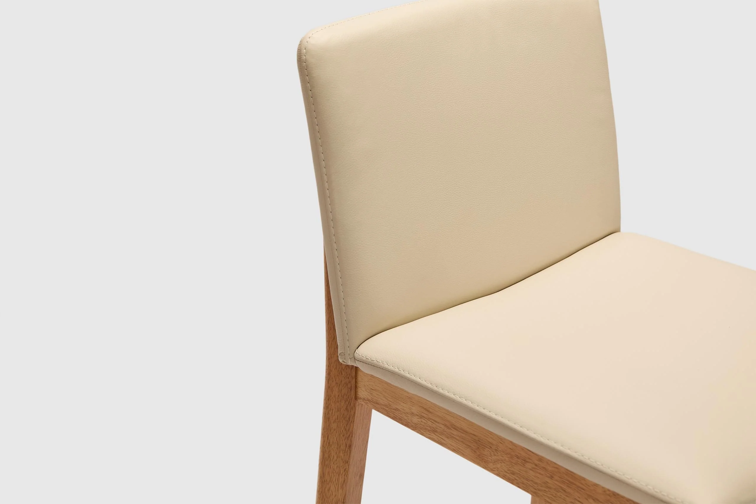 Tevez Bar Stool - Frost Leather - Image 6