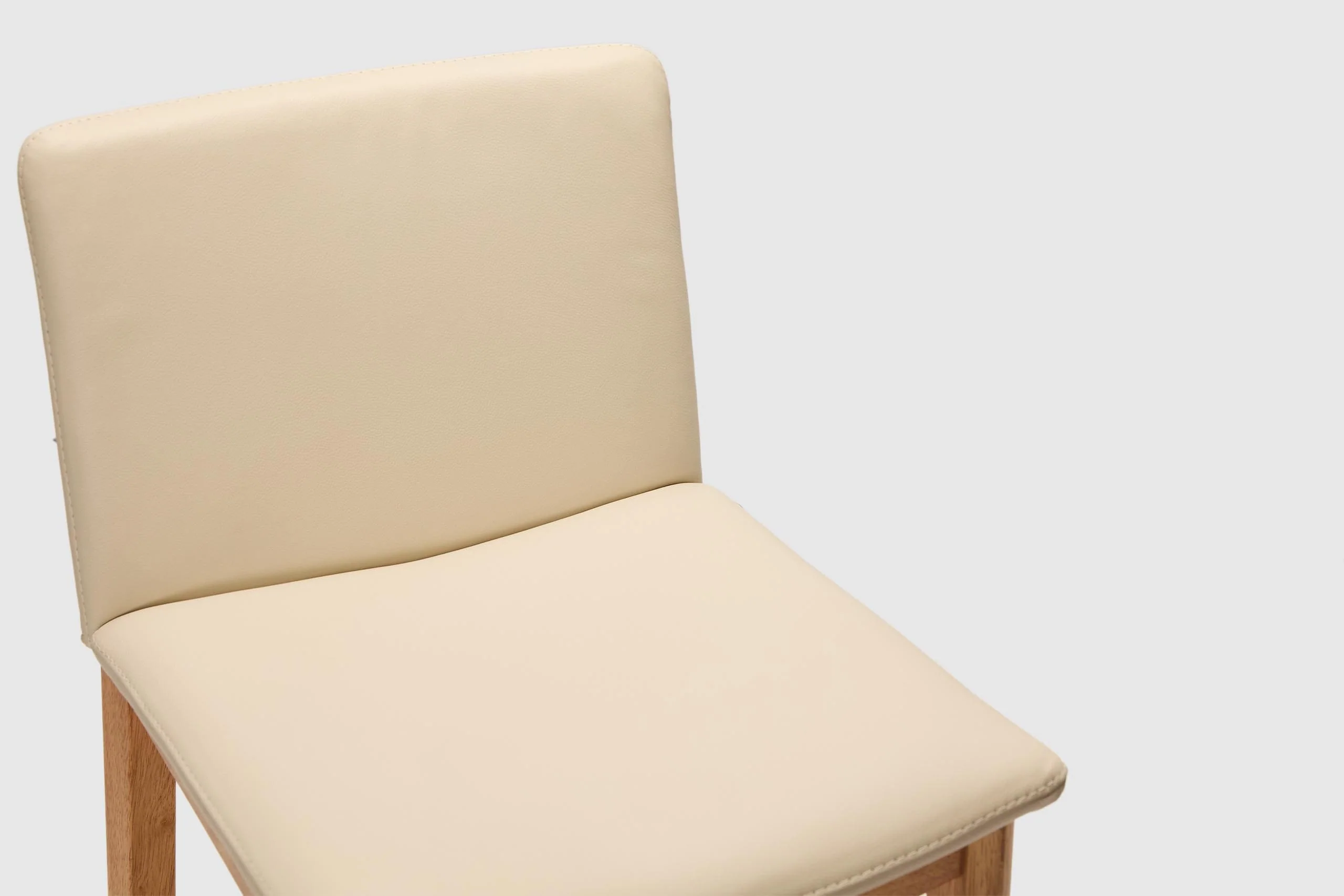 Tevez Bar Stool - Frost Leather - Image 7