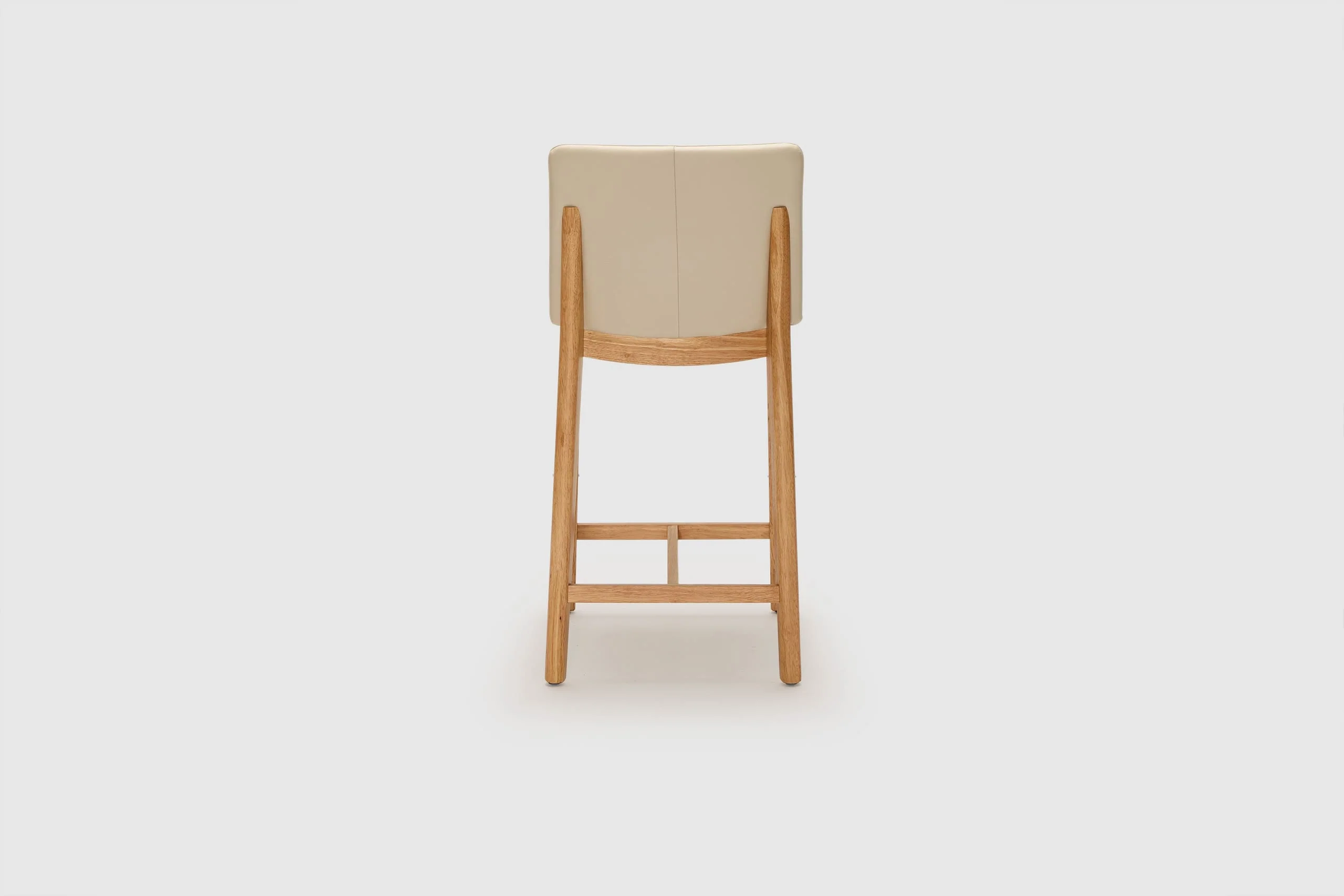 Tevez Bar Stool - Frost Leather - Image 9