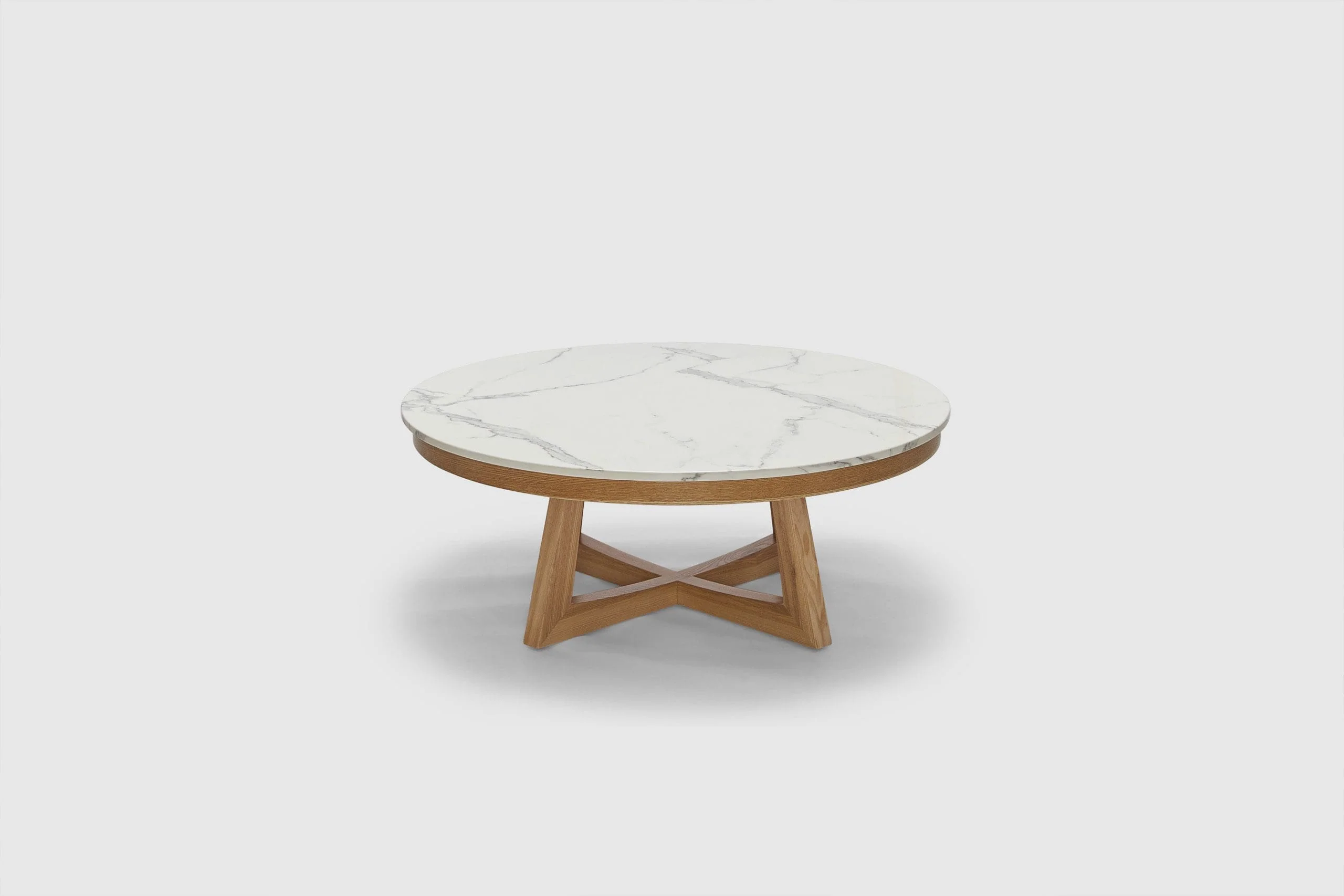 Toulon Round Marble Coffee Table - Image 2
