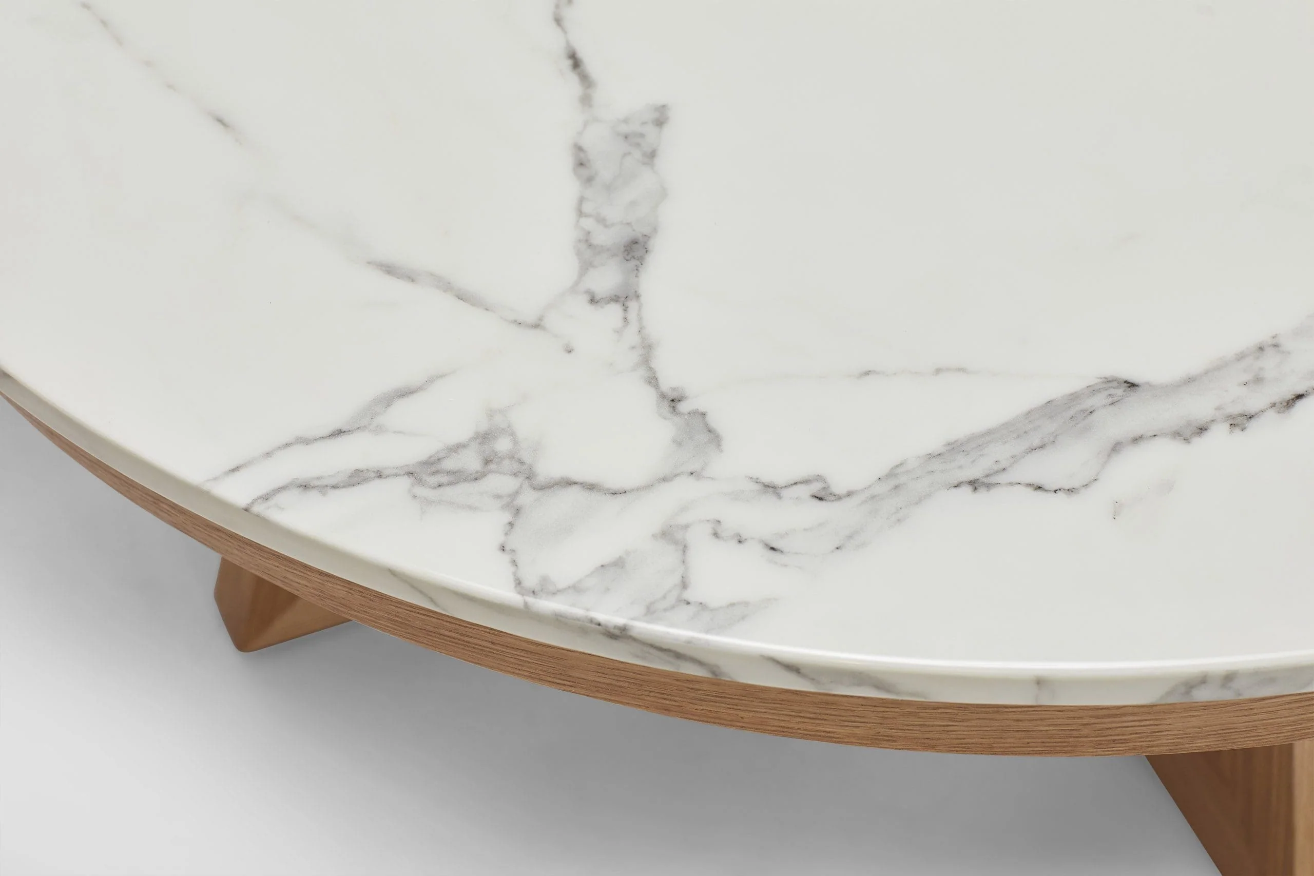 Toulon Round Marble Coffee Table - Image 4