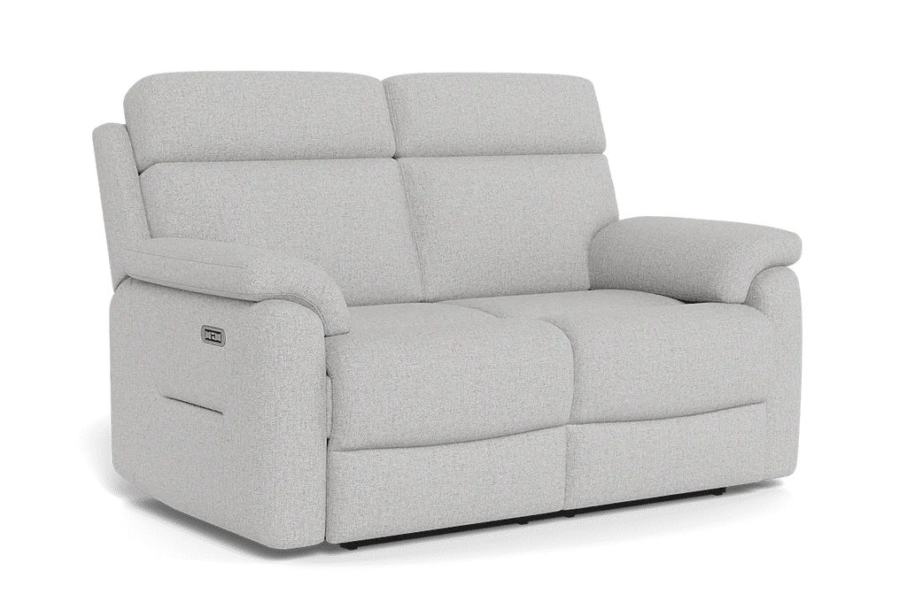 Viola 2 Seater Dual Electric Recliner With Dual Electric Headrests - Fabric - Image 3
