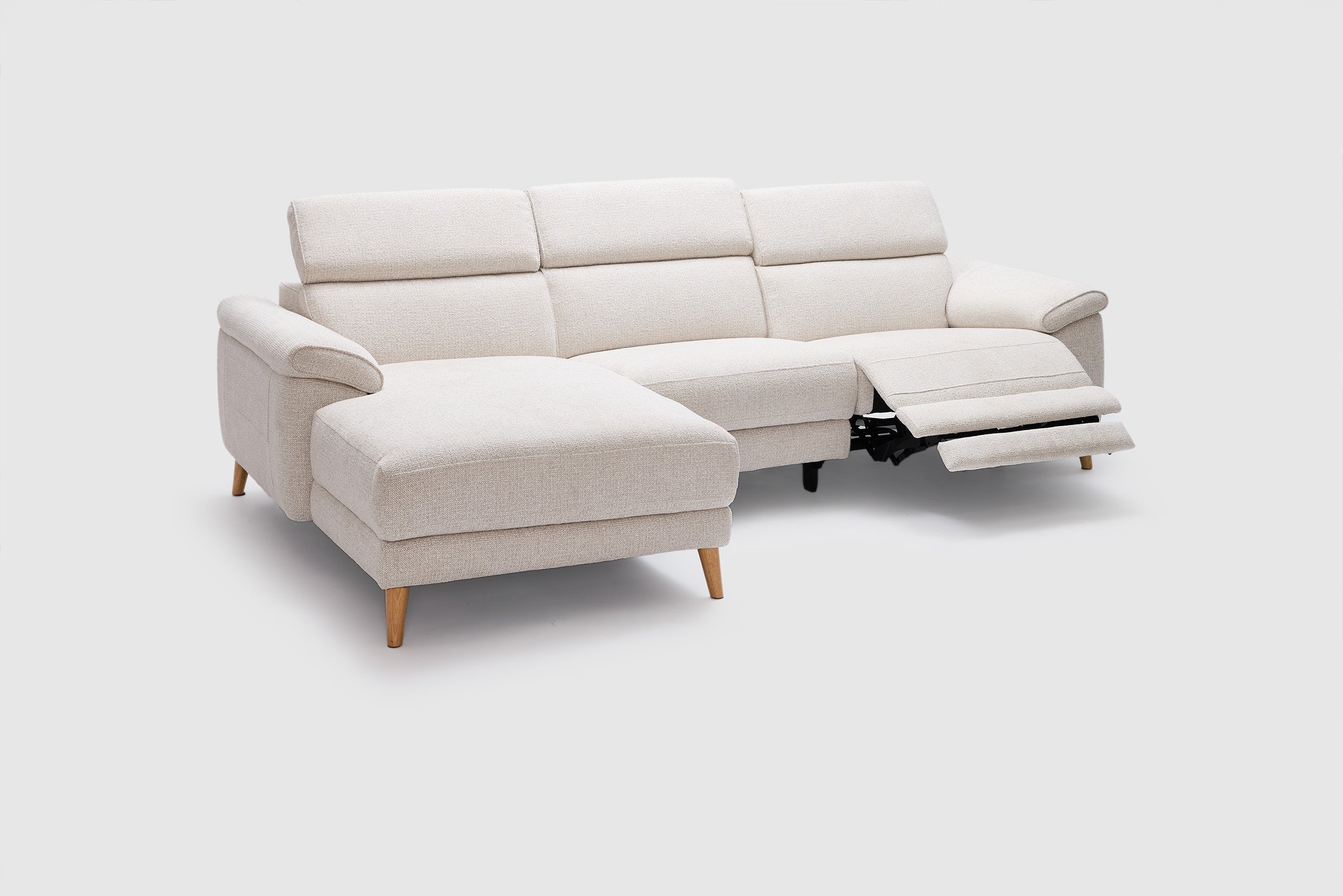 Zaida 2.5 Seater Includes 1 Electric Recliner And Headrest With Chaise - Image 9
